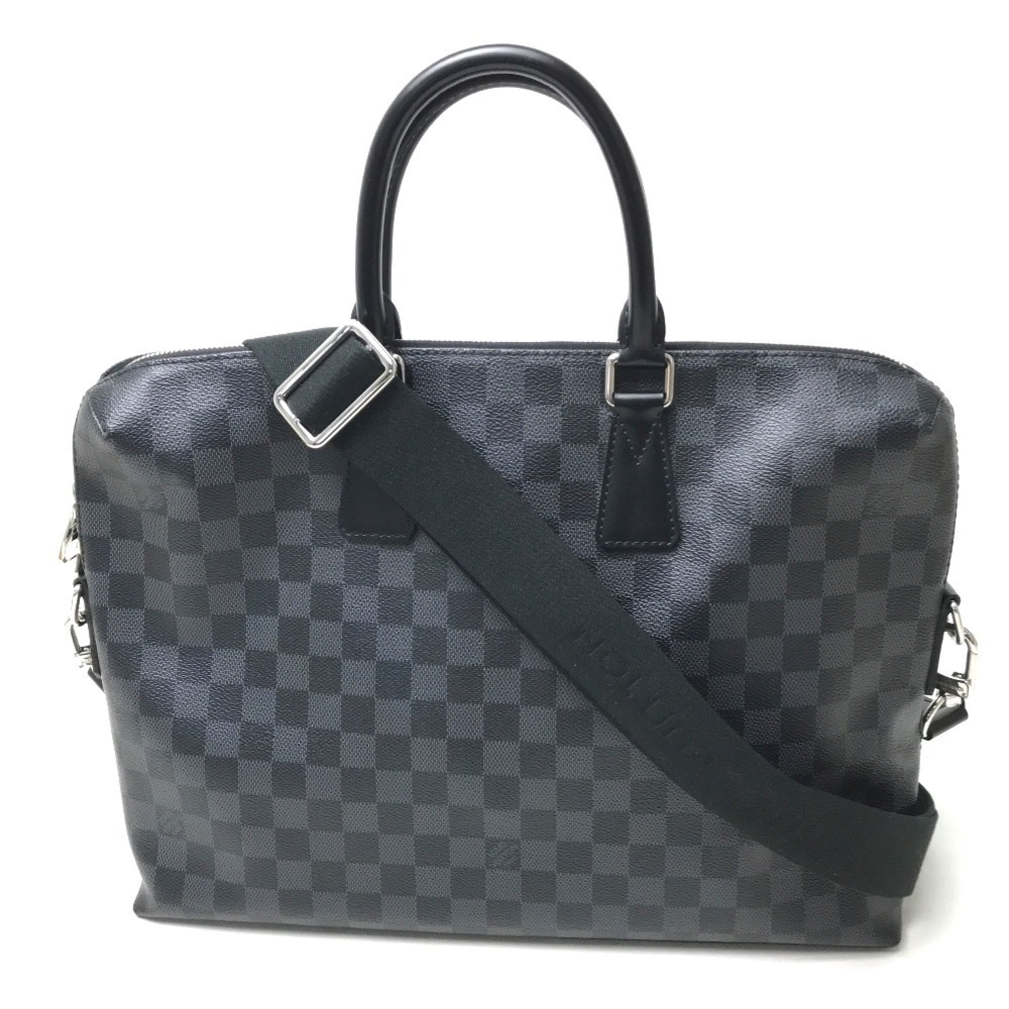 Louis Vuitton Damier Graphite Black Damier Graphite Briefcase (Pre-Owned)