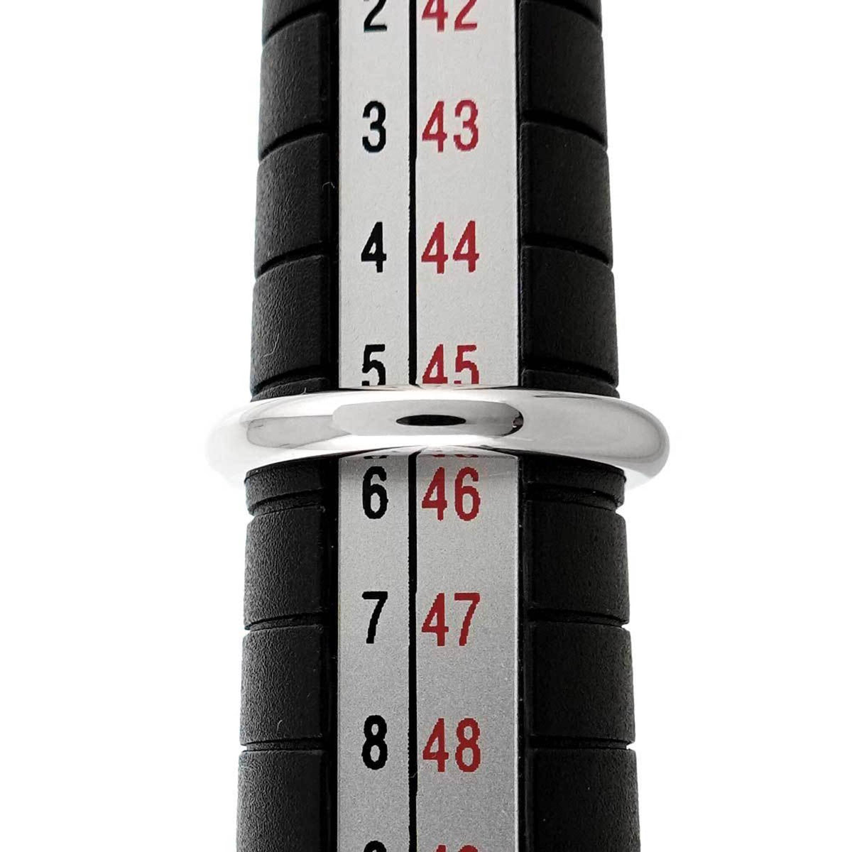Bvlgari Platinum Platinum 950 Band Ring (Pre-Owned)