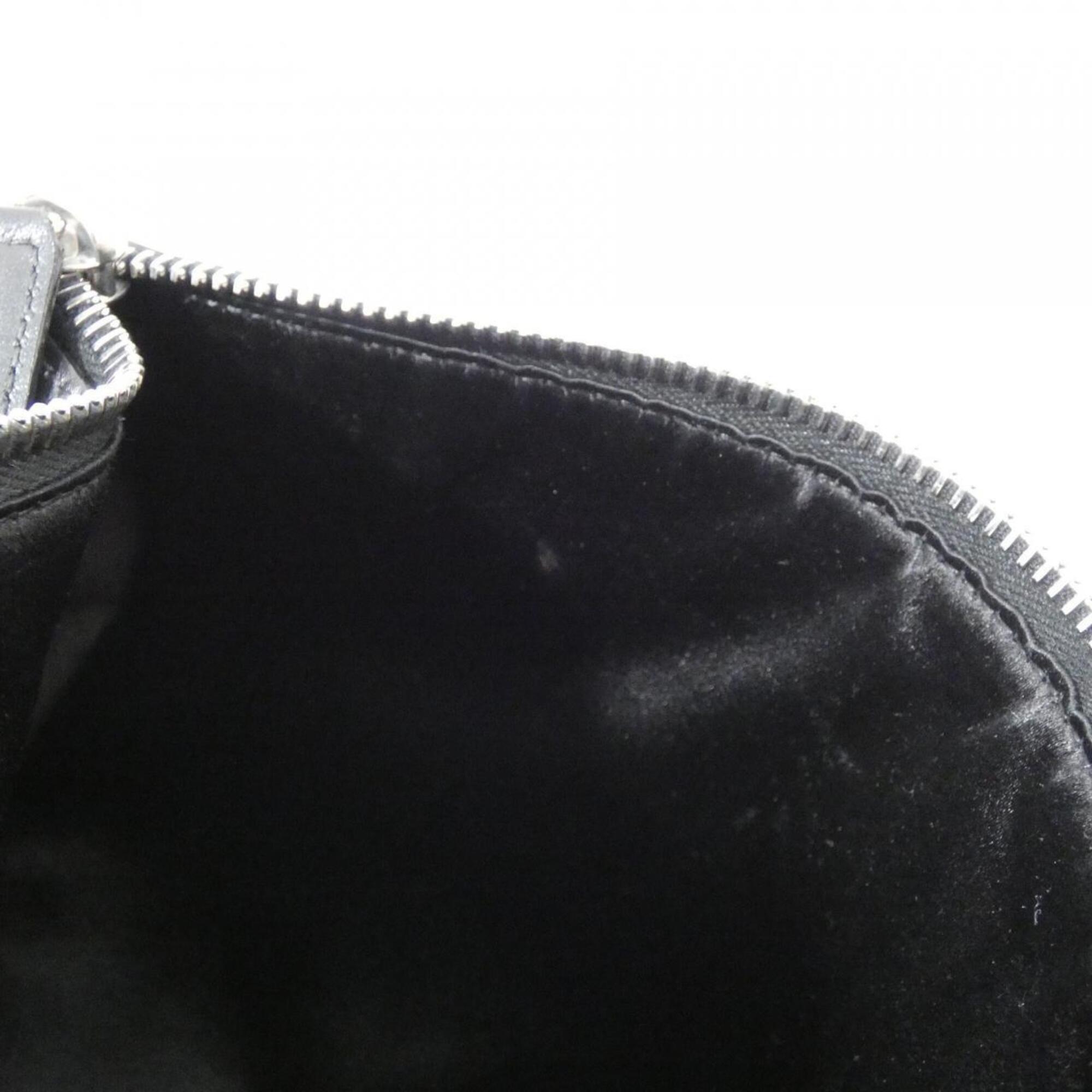Bvlgari Black Gray Denim Shoulder Bag (Pre-Owned)