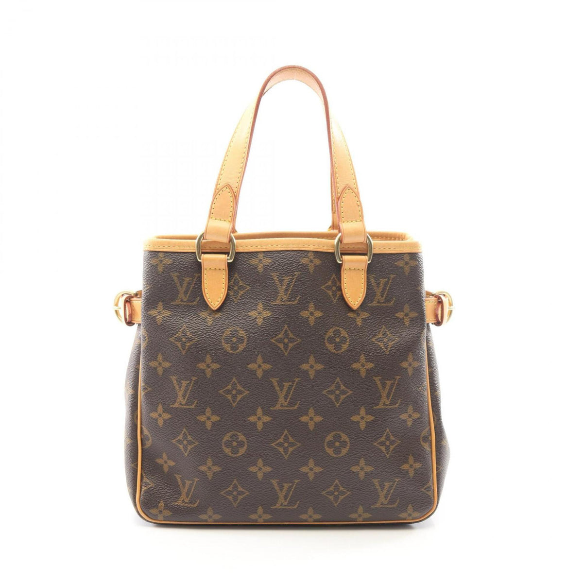 Louis Vuitton Brown Monogram Coated Canvas Leather Handbag (Pre-Owned)