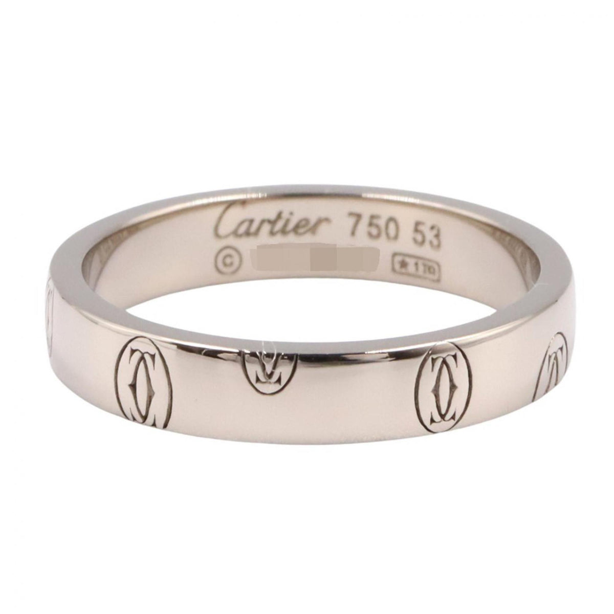 Cartier Silver White Gold (18K) Band Ring (Pre-Owned)