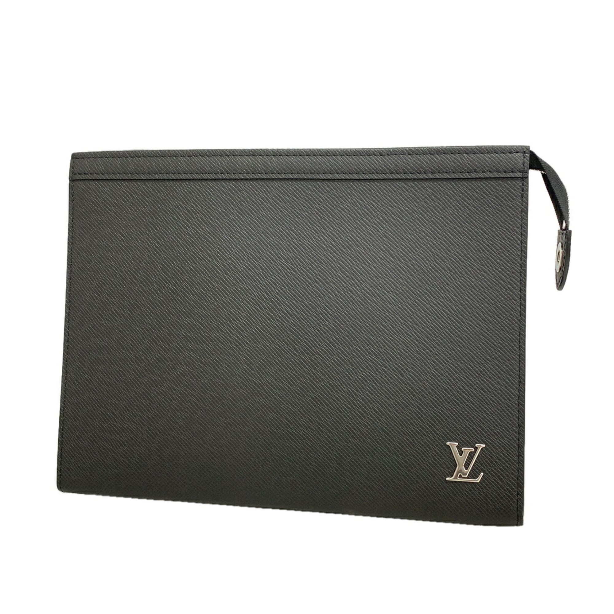 Louis Vuitton Noir Clutch Bag (Pre-Owned)