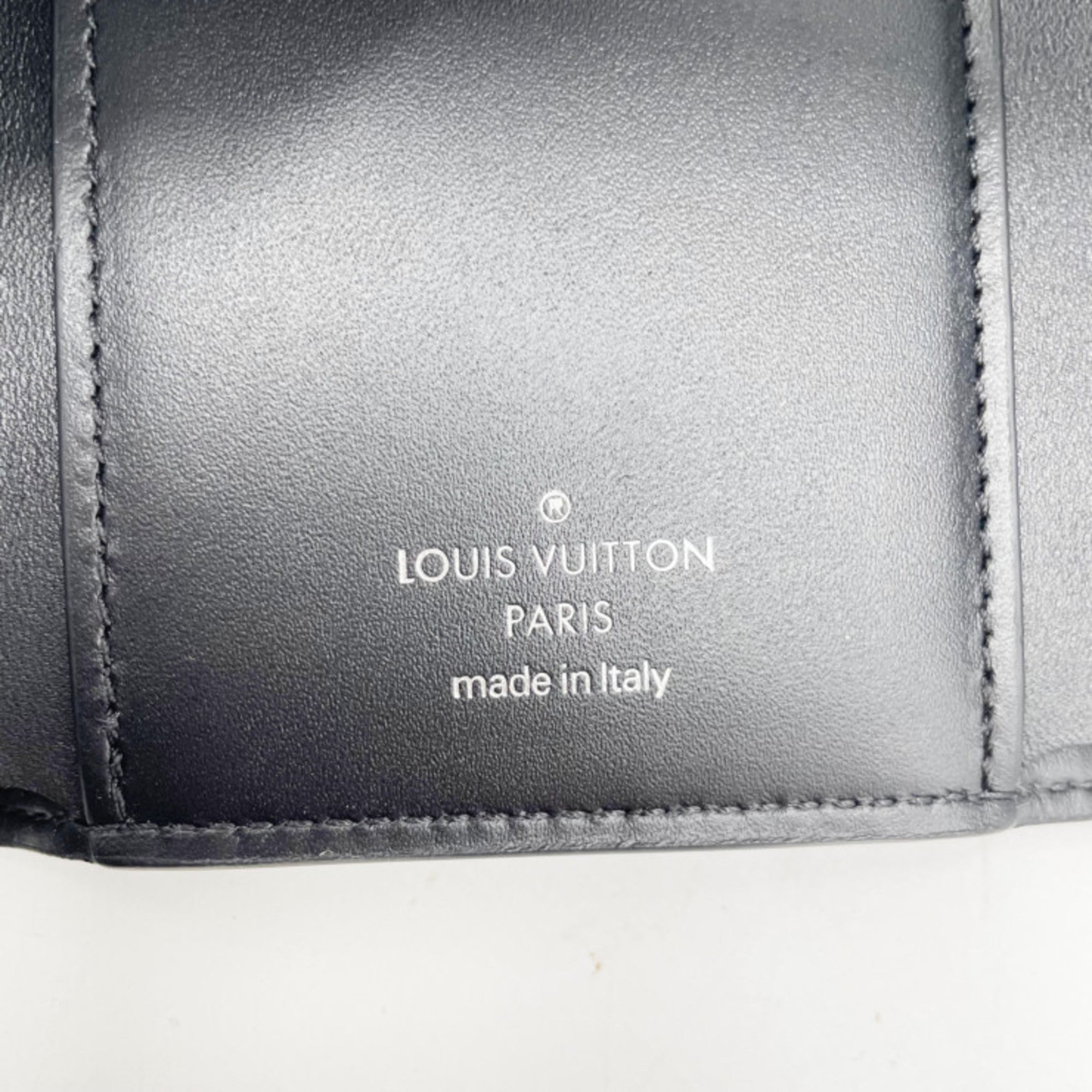 Louis Vuitton Brown Pvc Cuir Ombre Leather Wallet (Tri-Fold) (Pre-Owned)