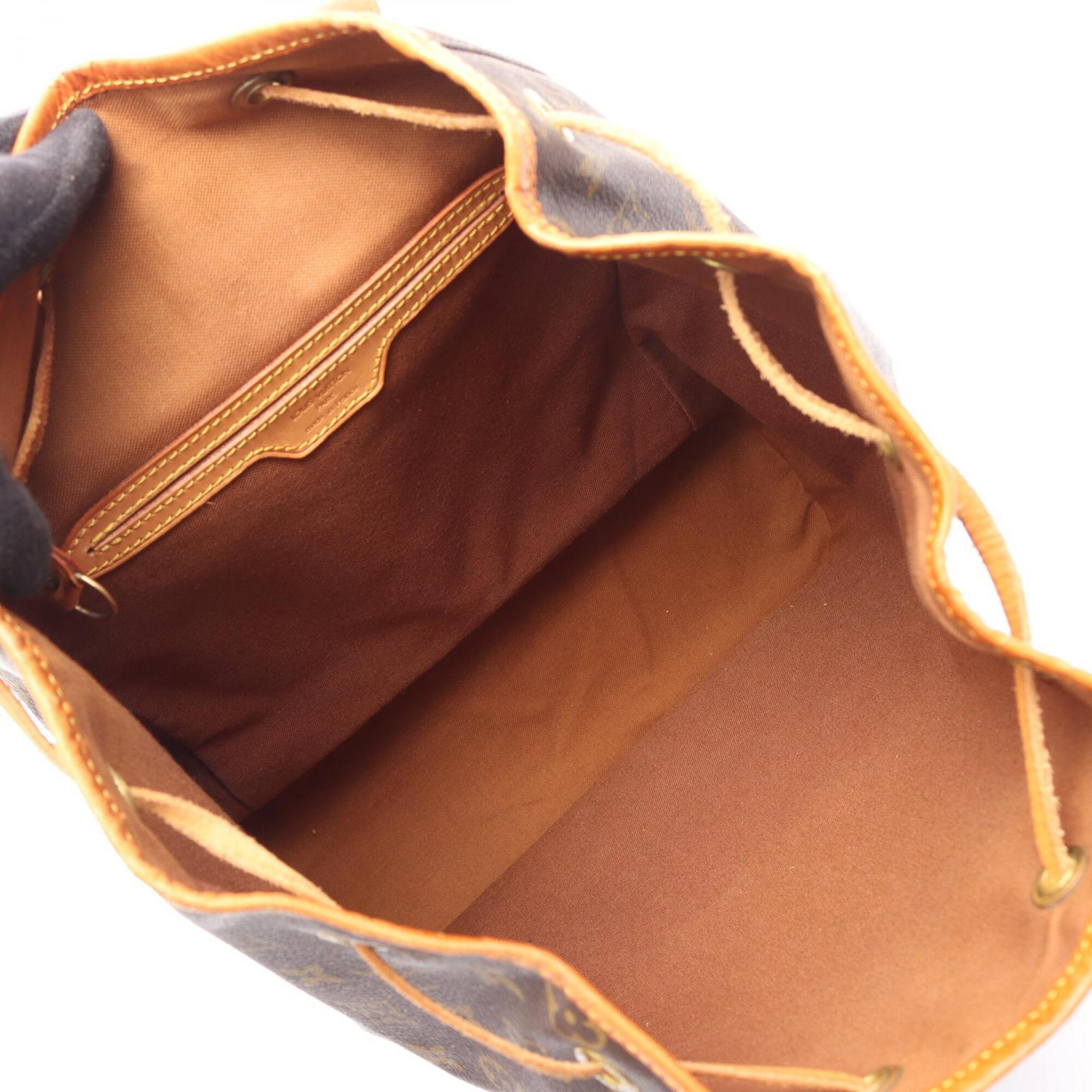 Louis Vuitton Brown Monogram Monogram Leather Backpack (Pre-Owned)