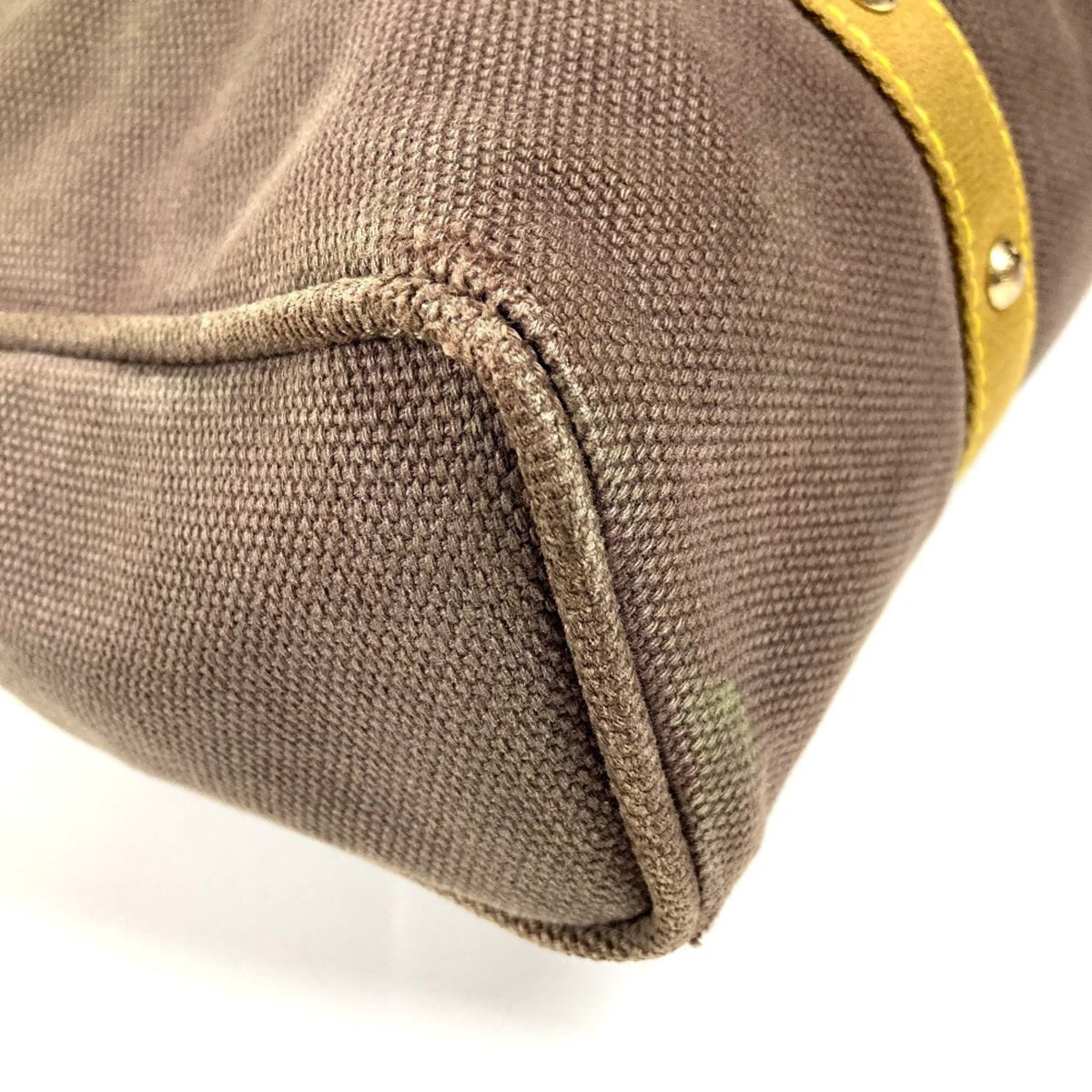 Louis Vuitton Brown Canvas Shoulder Bag Tote Bag (Pre-Owned)