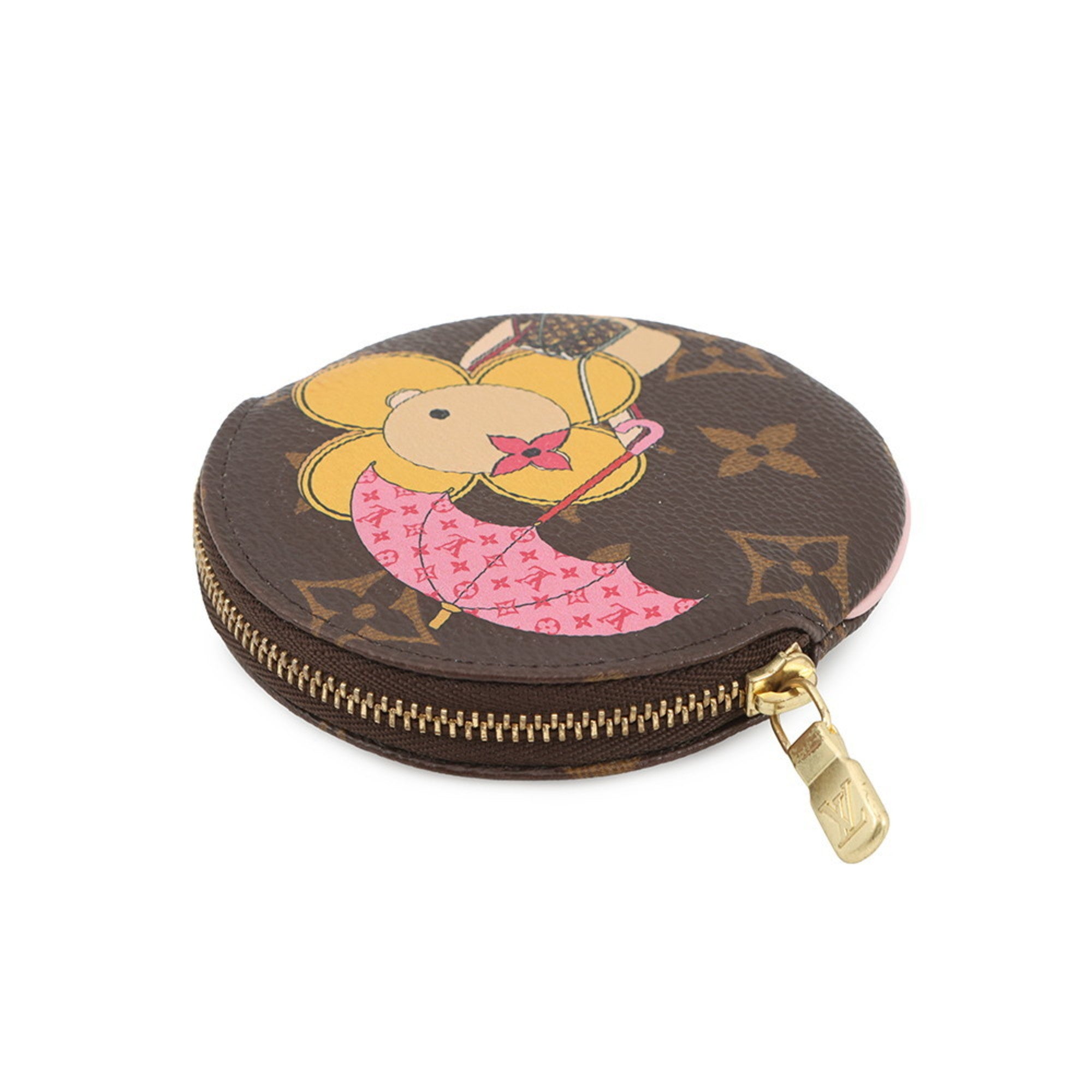 Louis Vuitton Brown Multi-Color Monogram Coin Purse/Coin Case (Pre-Owned)