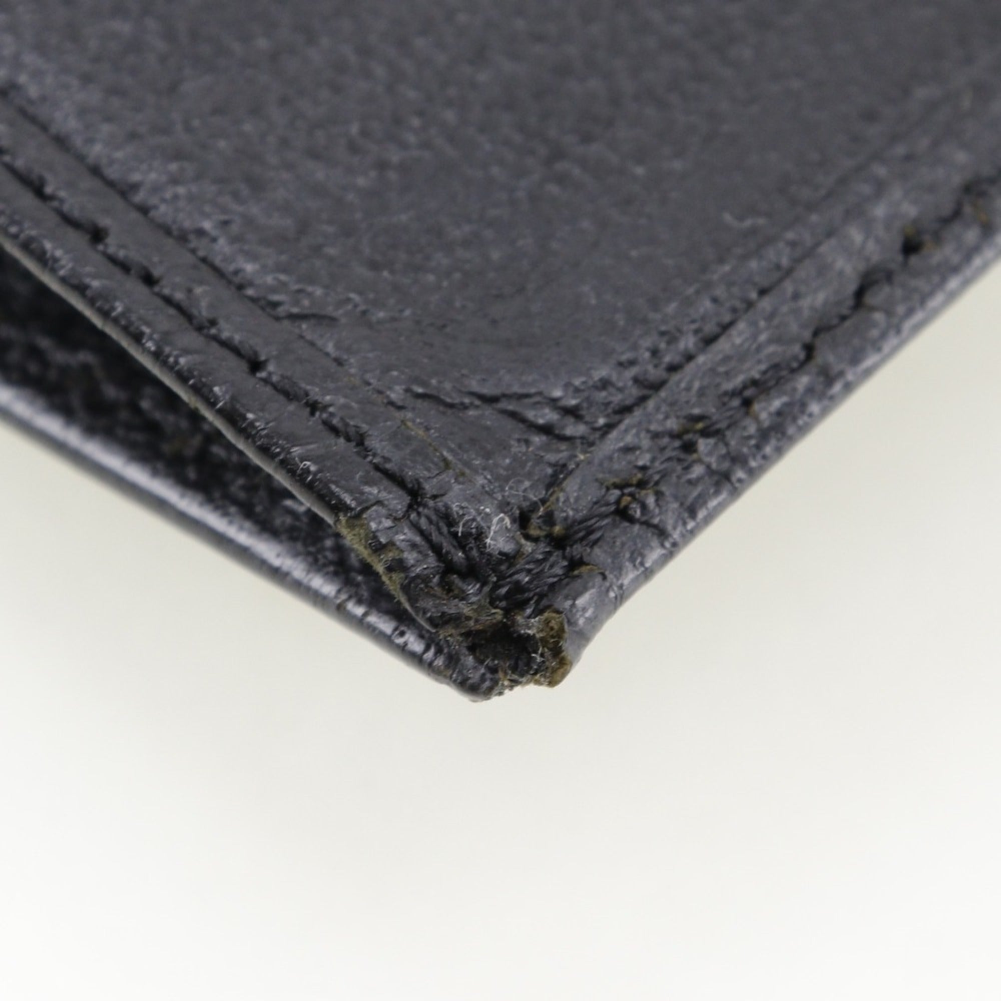 Chanel Black Leather Wallet (Bi-Fold) (Pre-Owned)