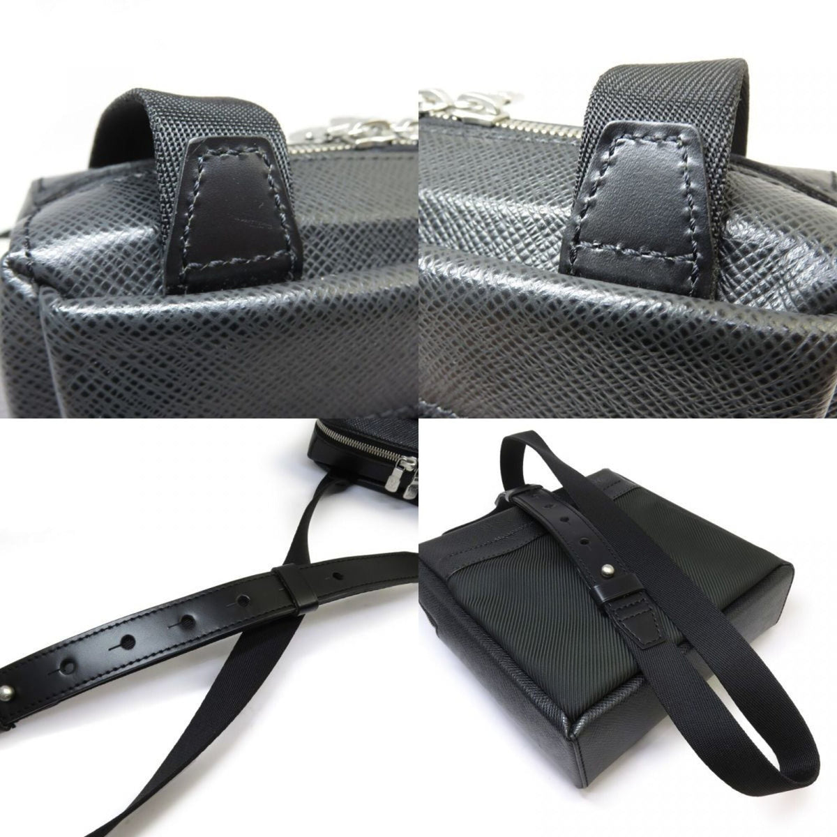 Louis Vuitton Ardoise Taiga Leather Shoulder Bag (Pre-Owned)