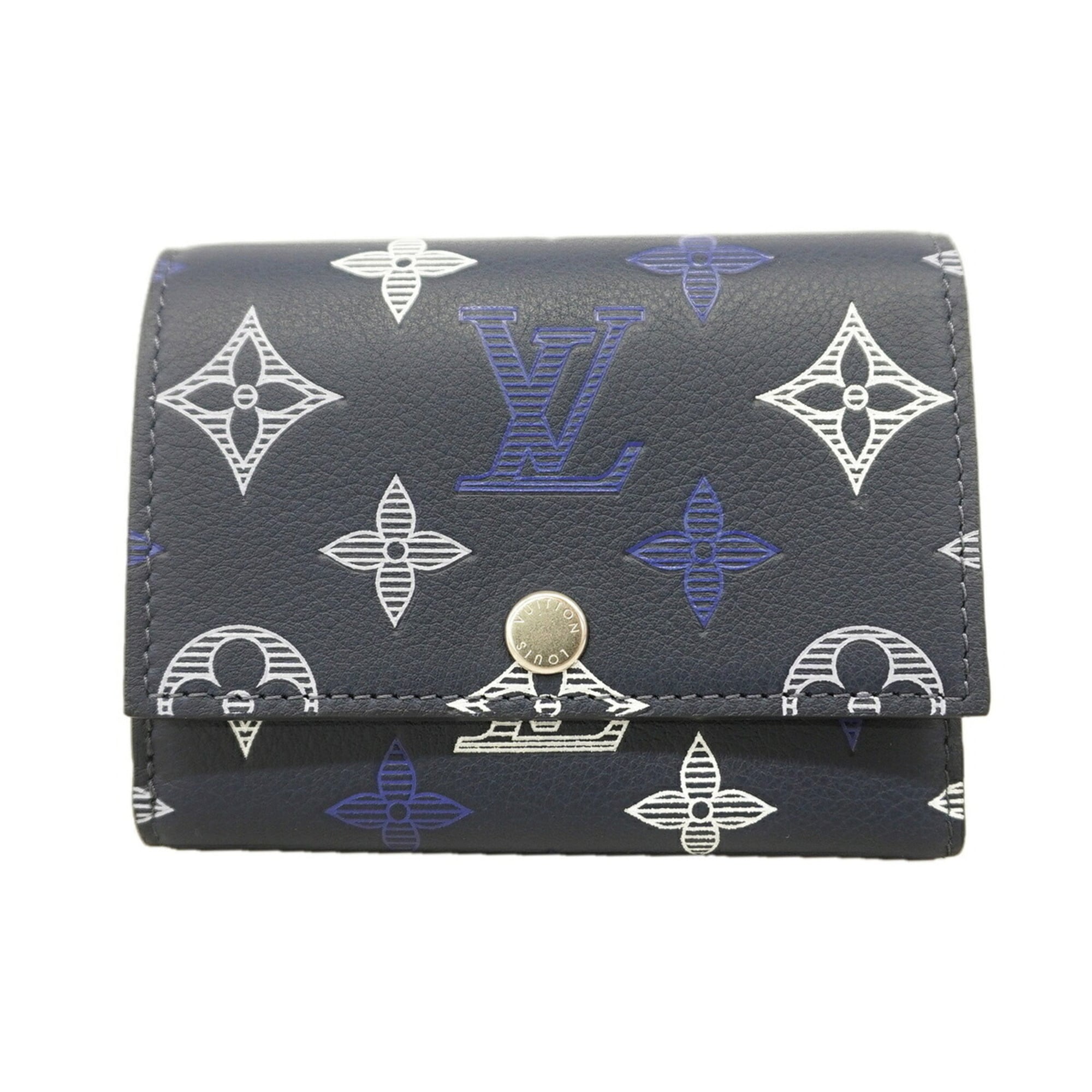 Louis Vuitton Navy Wallet (Tri-Fold) (Pre-Owned)
