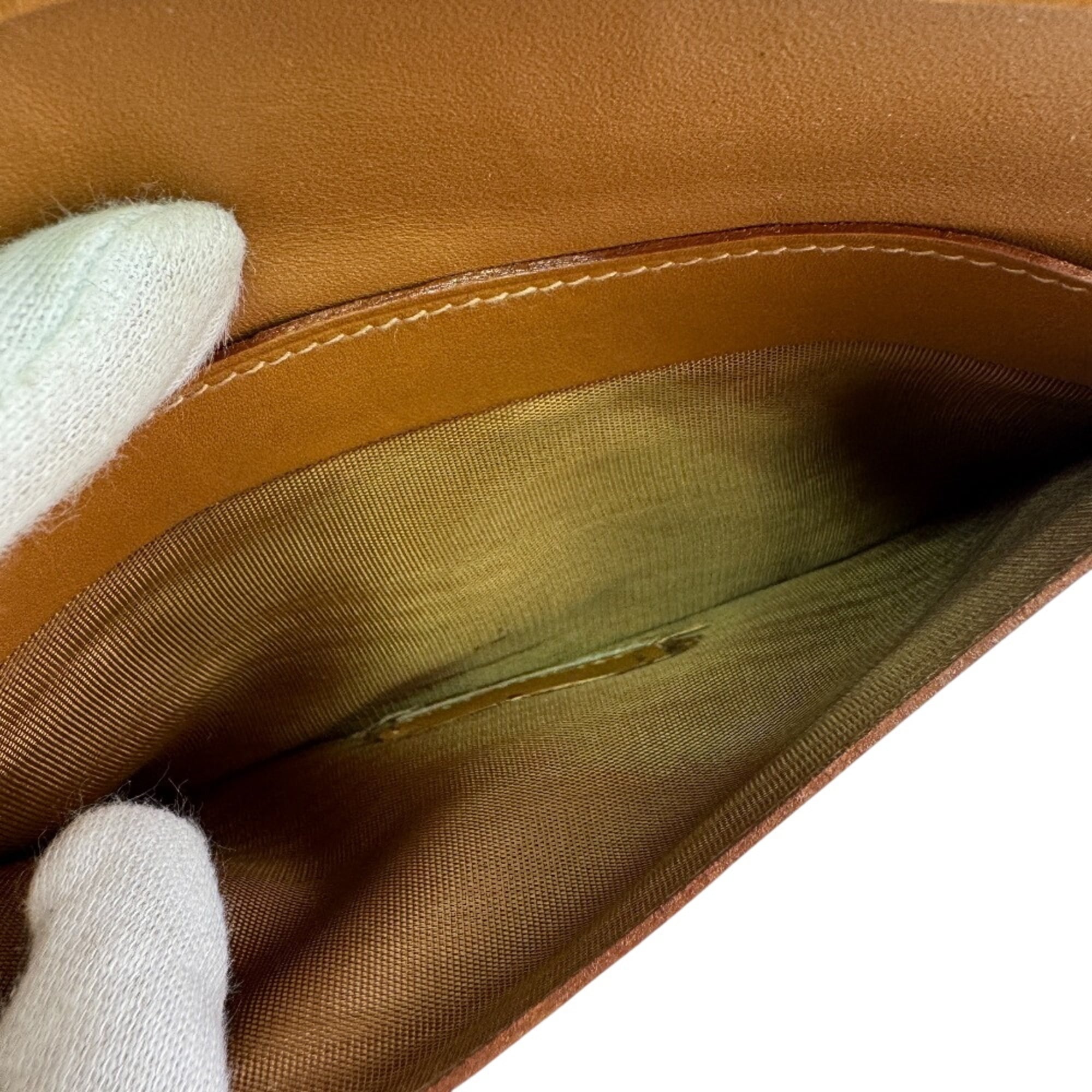 Celine Brown Leather Long Wallet (Bi-Fold) (Pre-Owned)