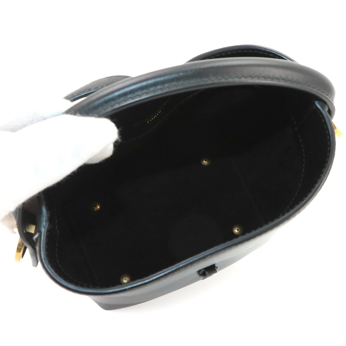 Saint Laurent Black Leather Handbag Shoulder Bag (Pre-Owned)