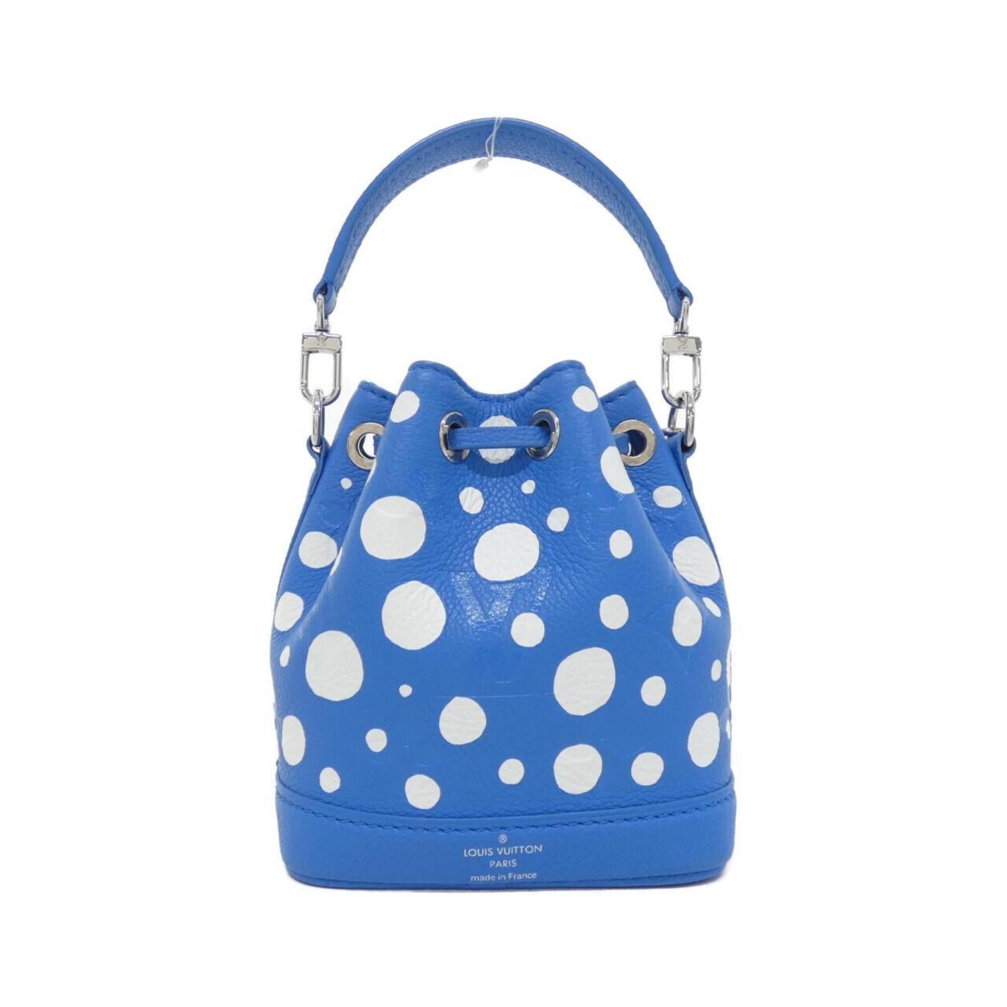 Louis Vuitton Blanc Blue Leather Shoulder Bag (Pre-Owned)