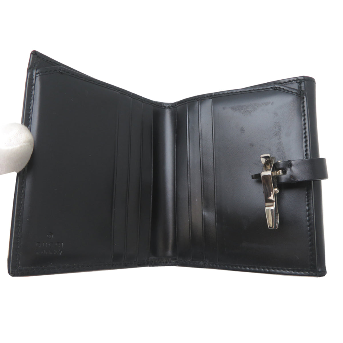 Gucci Black Leather Wallet (Bi-Fold) (Pre-Owned)