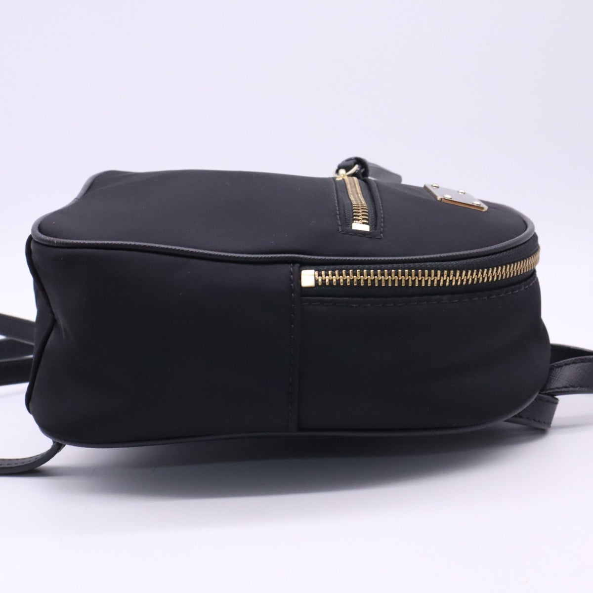 Kate Spade Black Nylon Leather Backpack (Pre-Owned)
