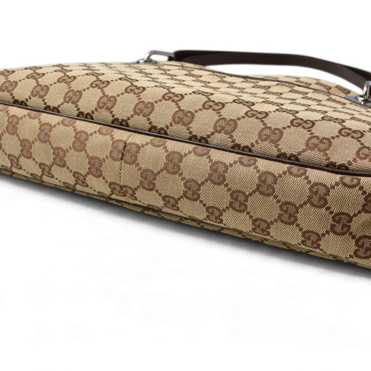 Gucci Gg Canvas Beige Brown Gg Canvas Tote Bag (Pre-Owned)
