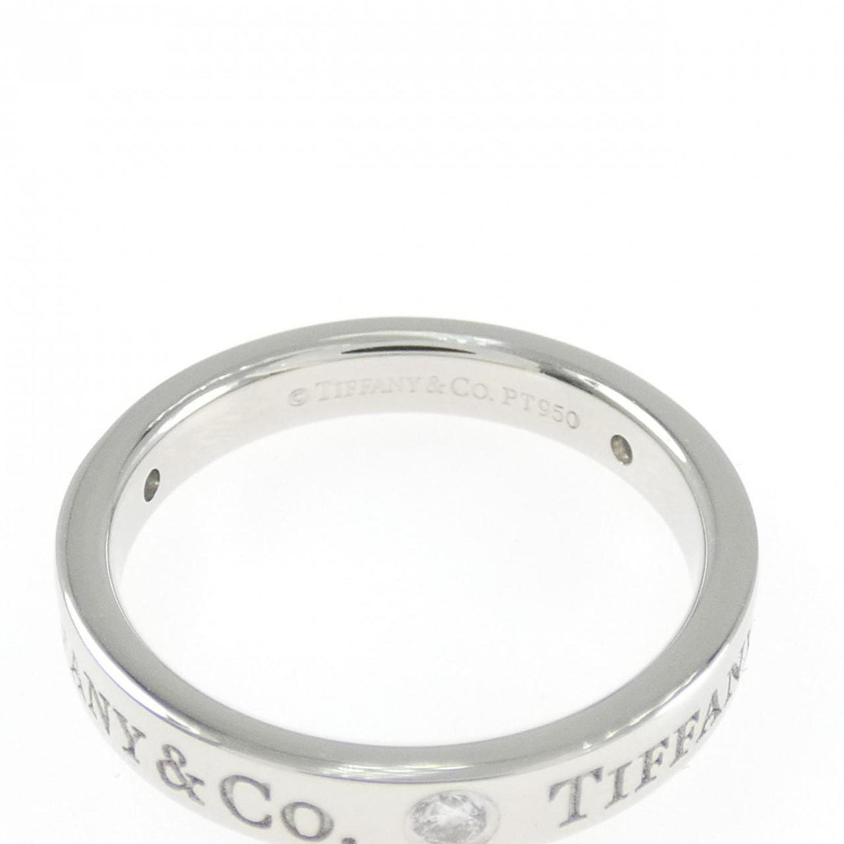 Tiffany Platinum 950 Band Ring (Pre-Owned)