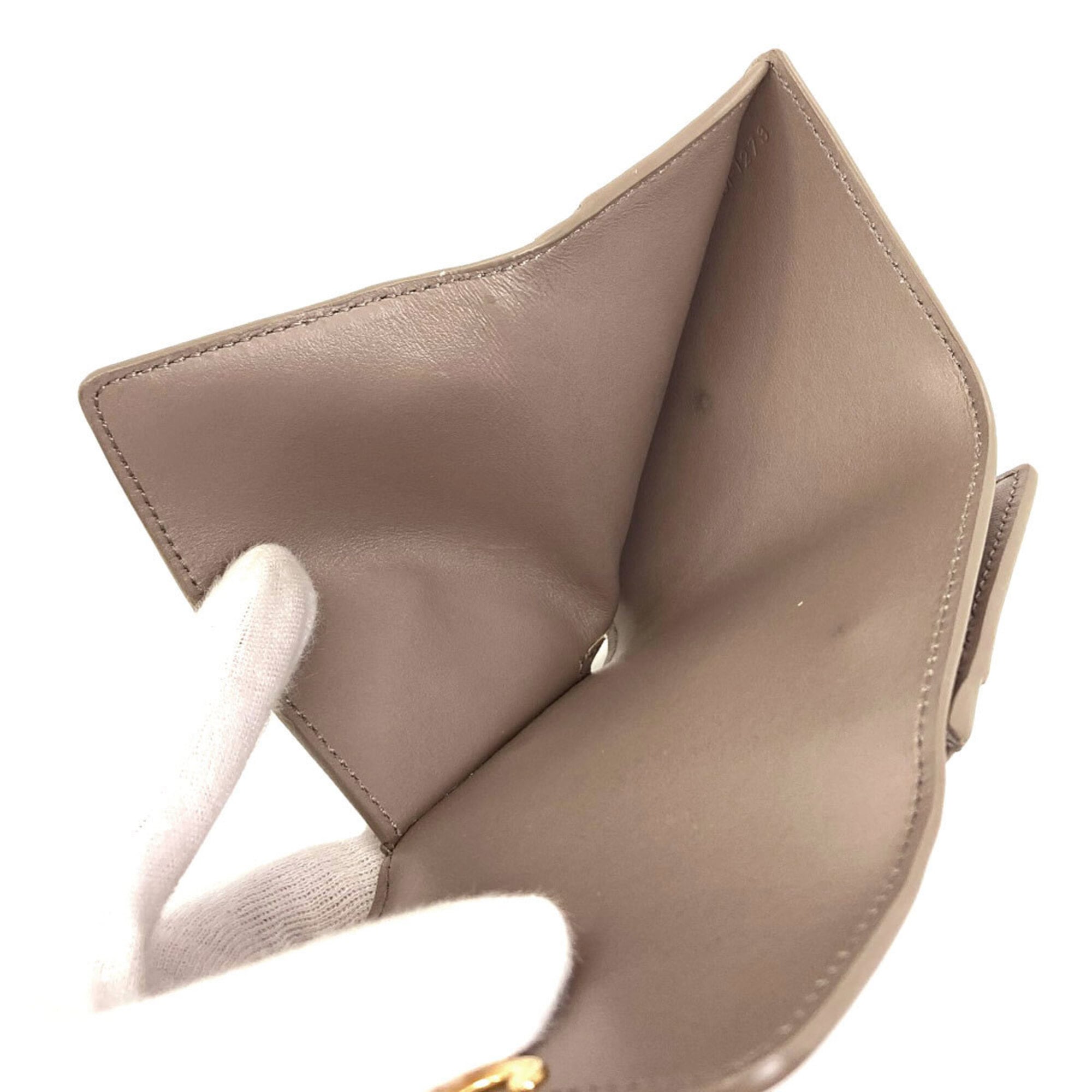 Celine Leather Wallet (Tri-Fold) (Pre-Owned)