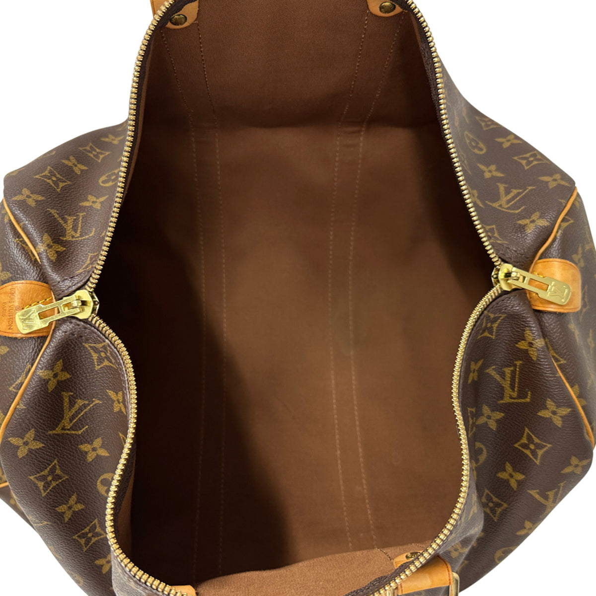 Louis Vuitton Brown Monogram Canvas Boston Bag (Pre-Owned)