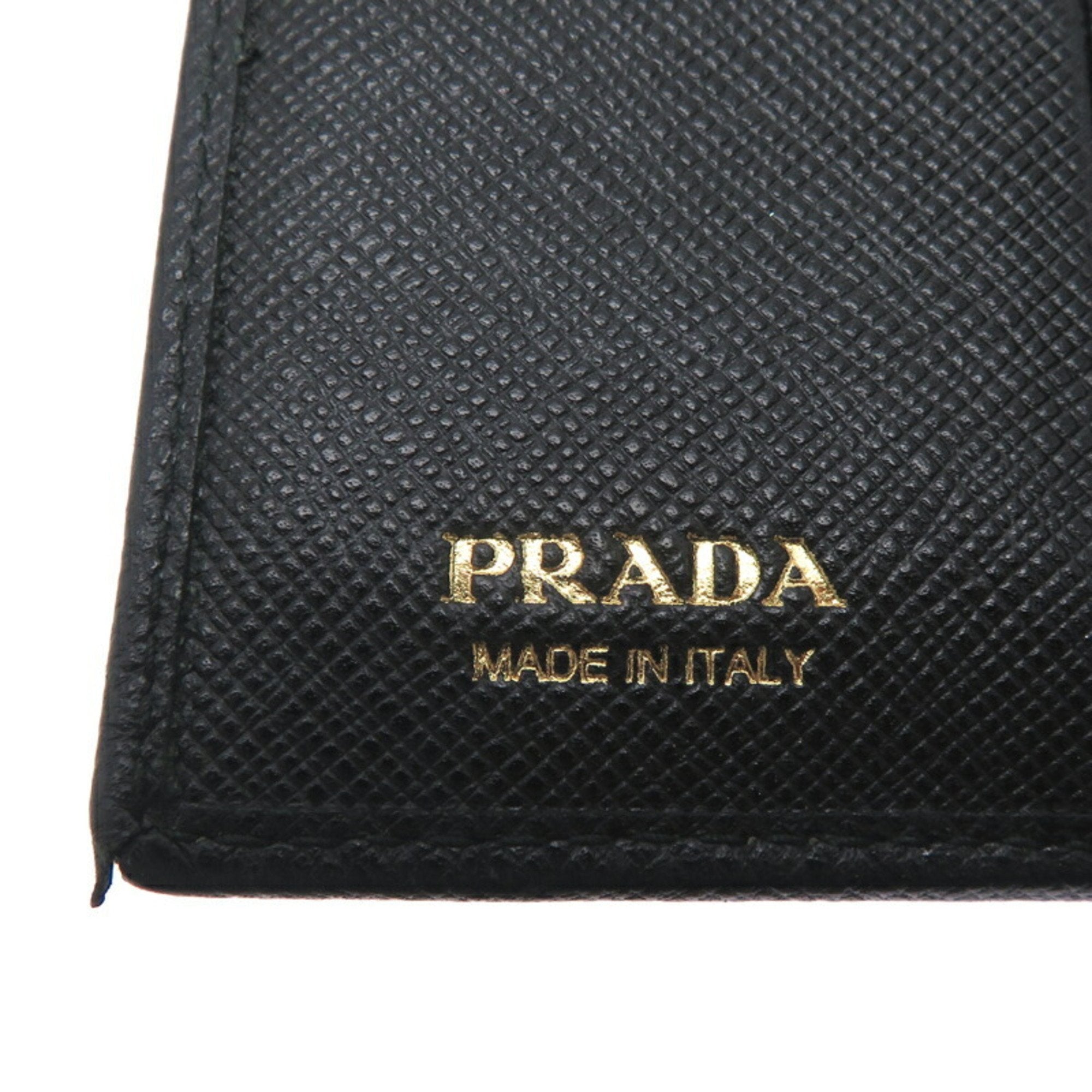Prada Nero Leather Wallet (Bi-Fold) (Pre-Owned)