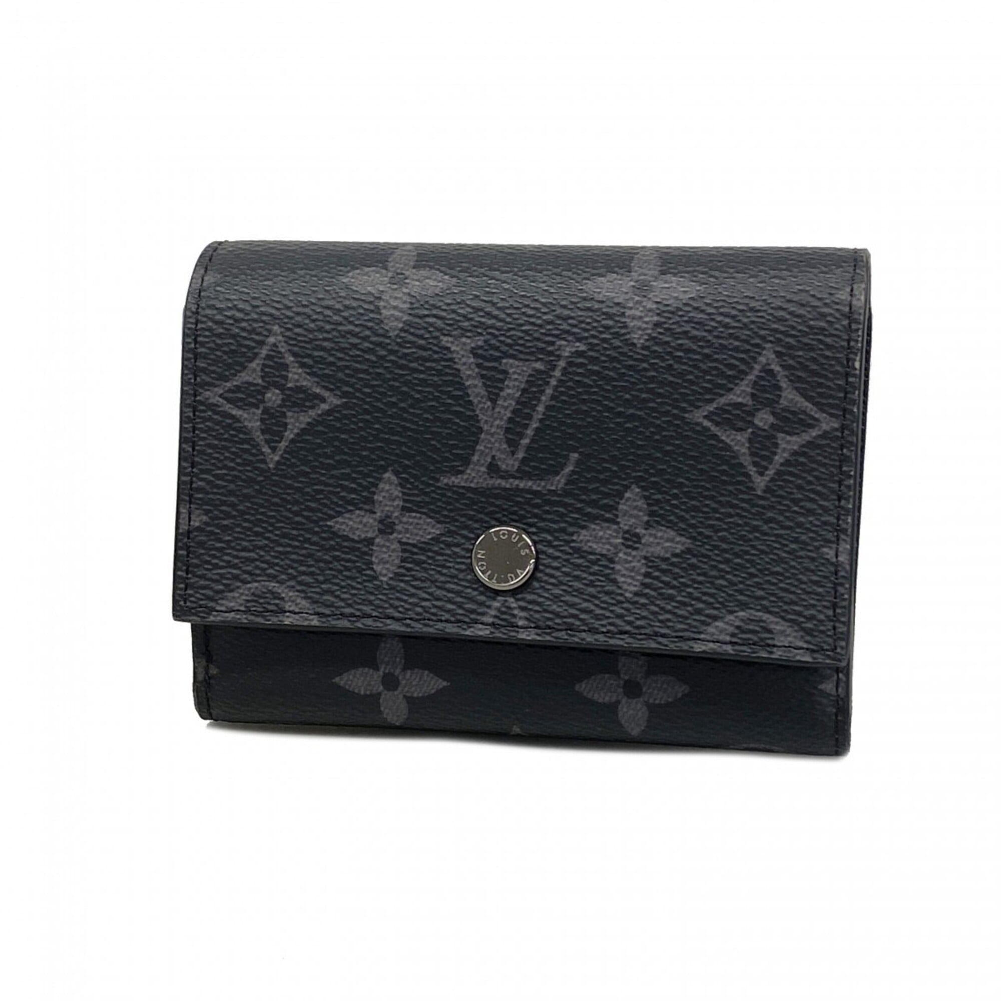 Louis Vuitton Black Wallet (Tri-Fold) (Pre-Owned)