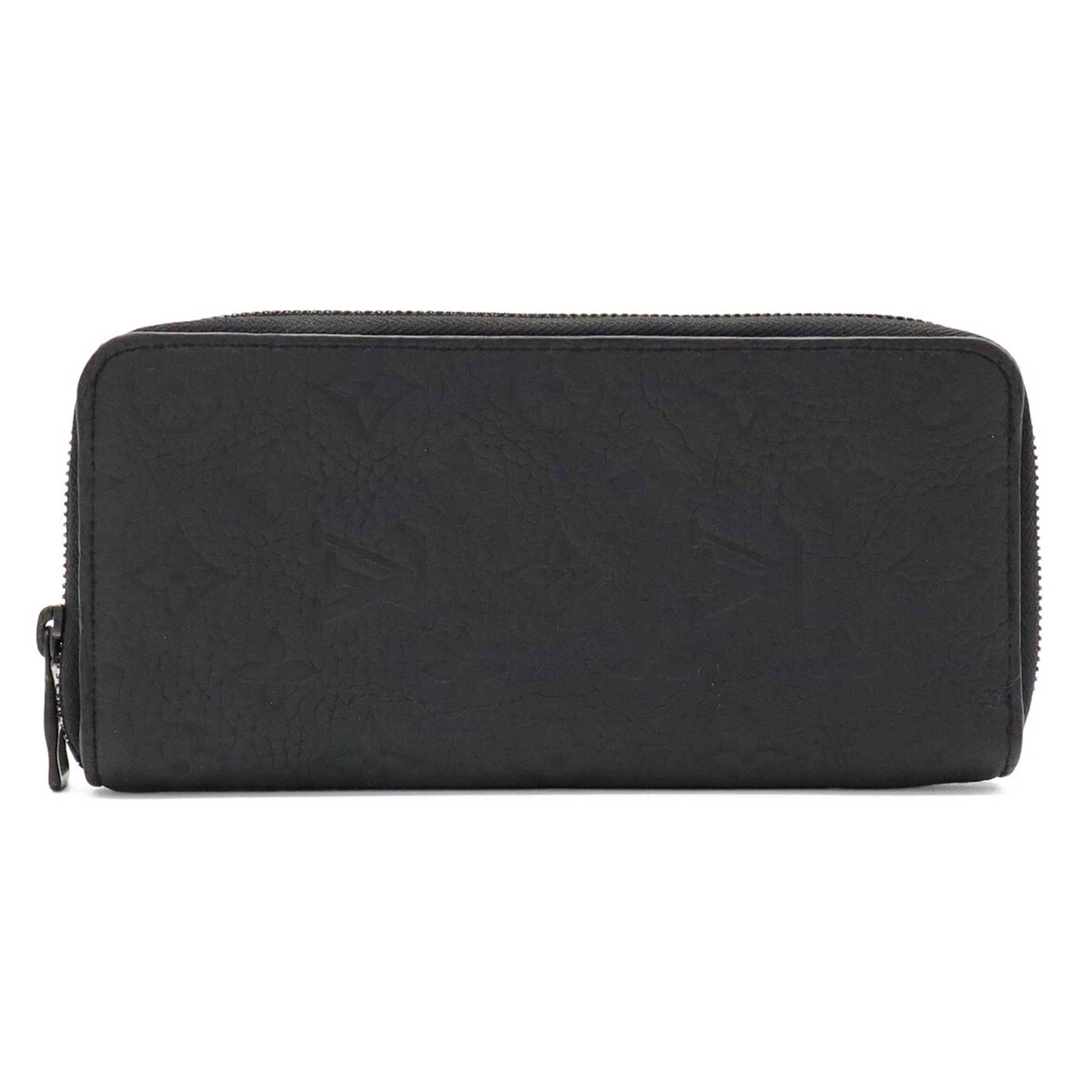 Louis Vuitton Black Noir Leather Coin Purse/Coin Case (Pre-Owned)