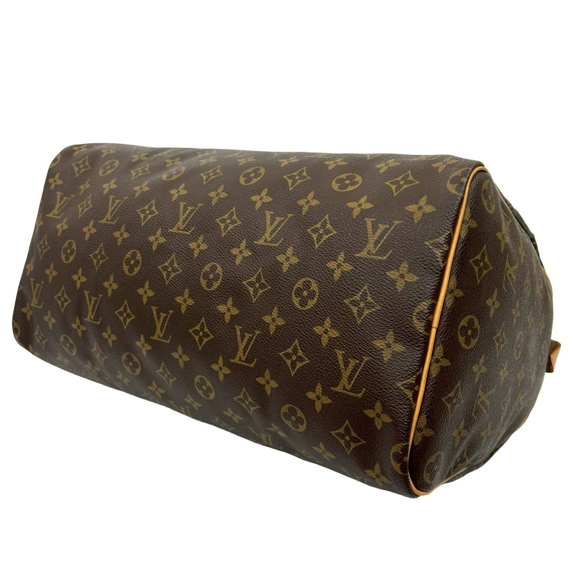 Louis Vuitton Brown Leather Pvc Boston Bag (Pre-Owned)