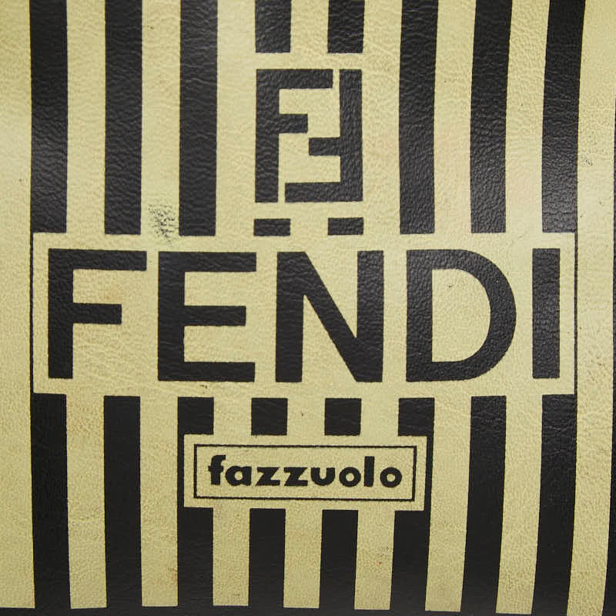 Fendi Black Yellow Leather Handbag (Pre-Owned)