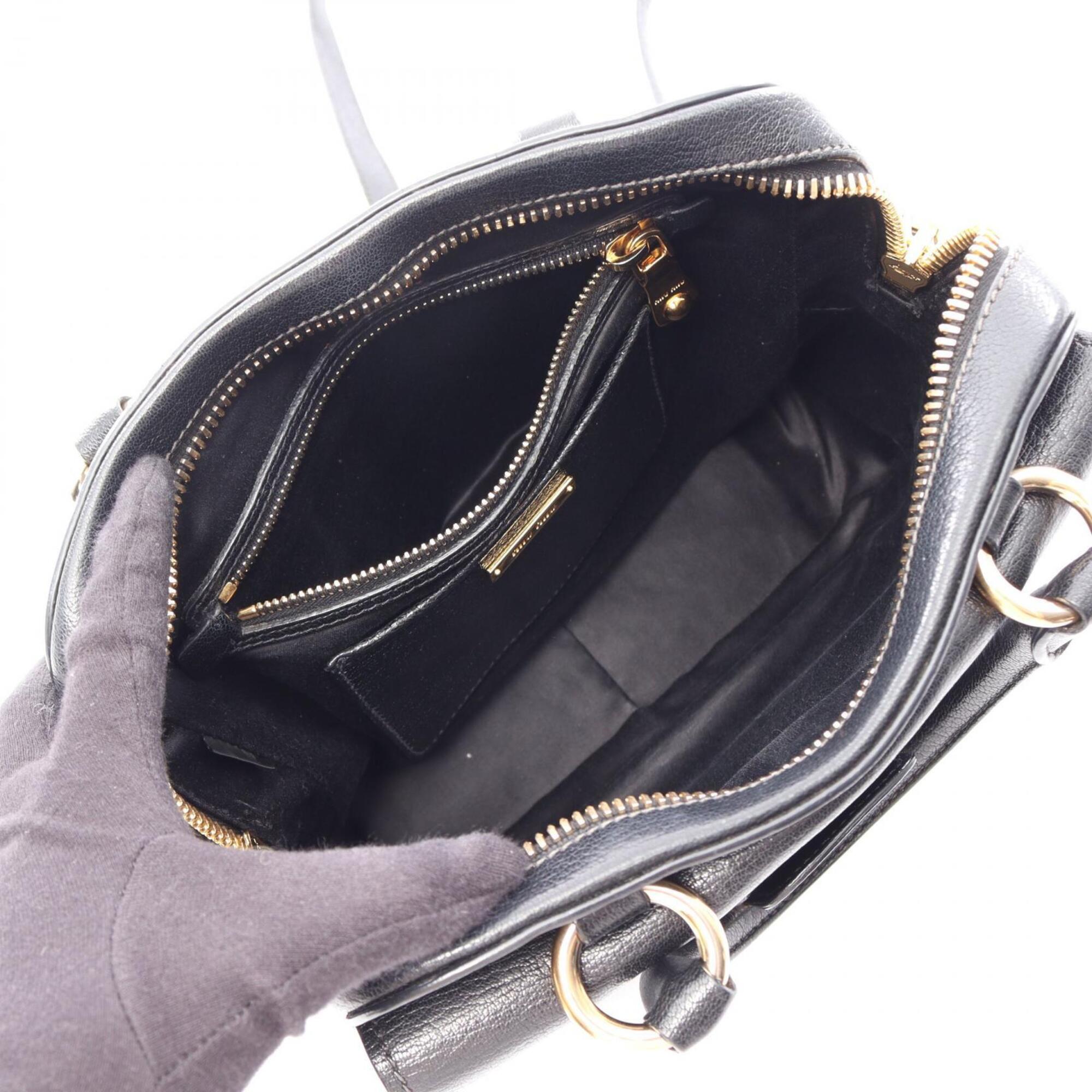 Miu Miu Black Leather Handbag (Pre-Owned)