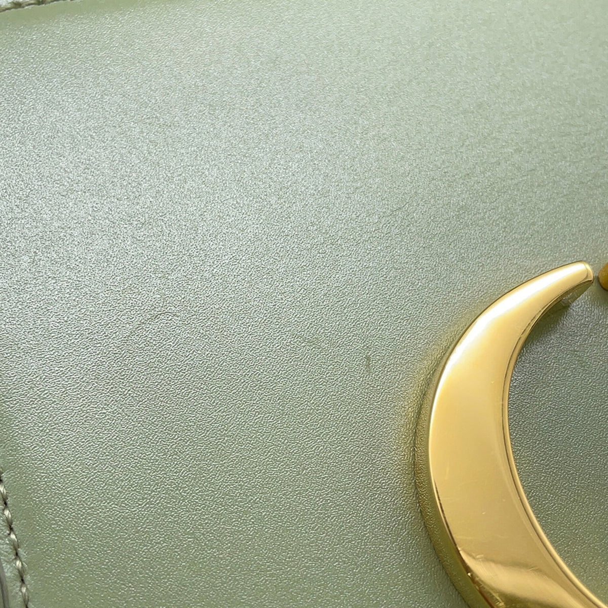 Christian Dior Green Leather Handbag Shoulder Bag (Pre-Owned)