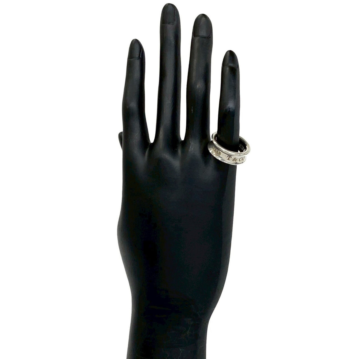 Tiffany Silver Silver 925 Band Ring (Pre-Owned)