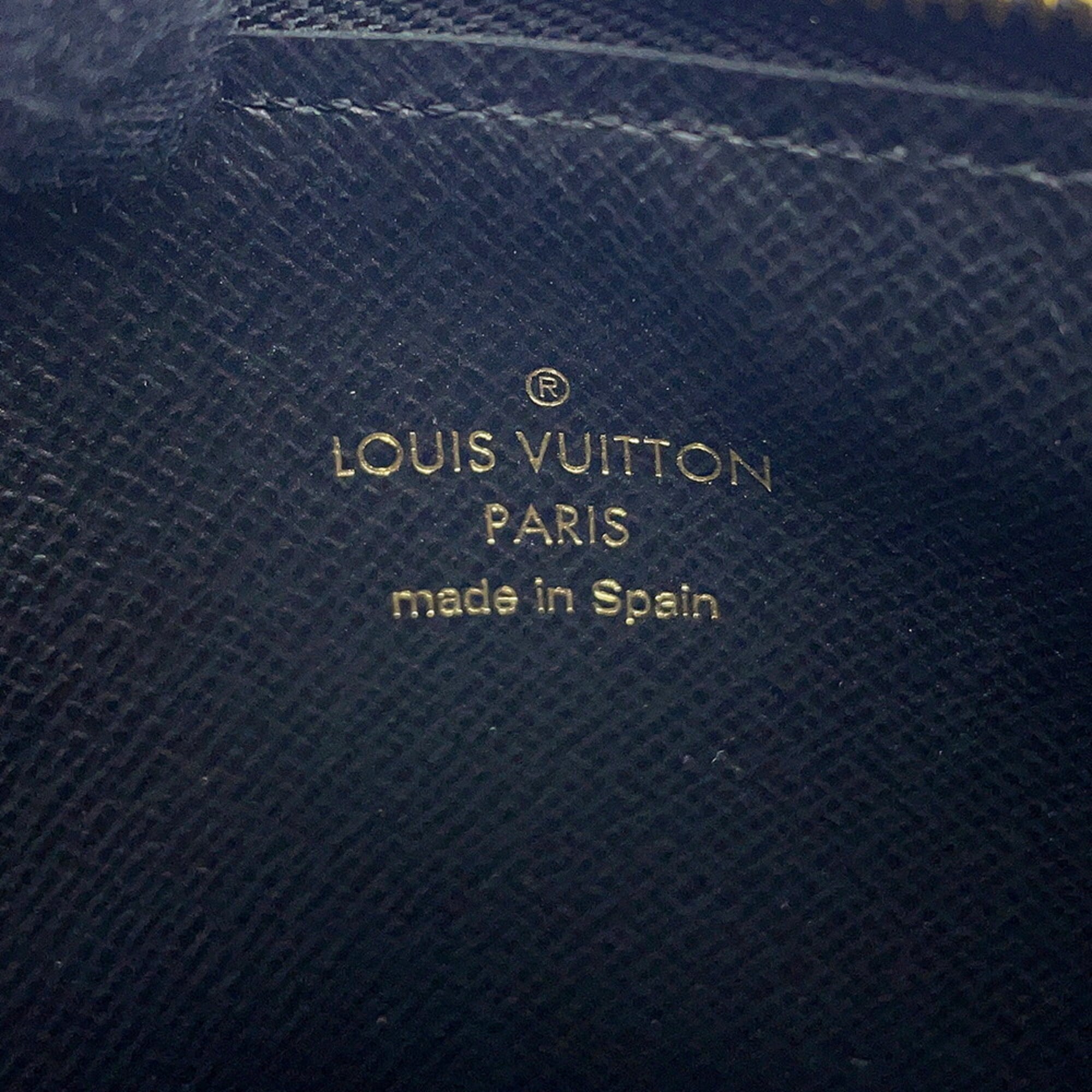 Louis Vuitton Monogram Reverse Black Noir Monogram Reverse Coin Purse/Coin Case (Pre-Owned)
