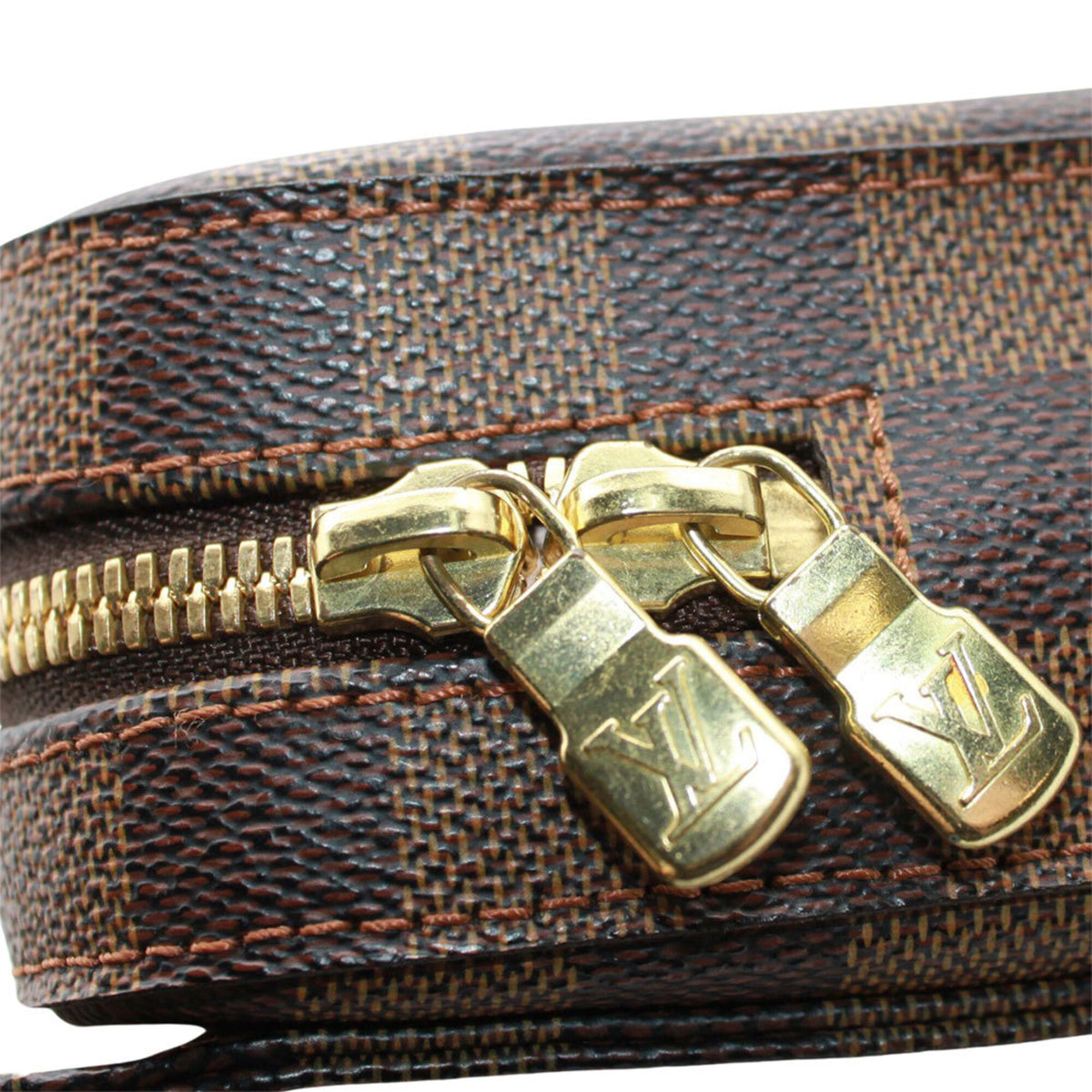 Louis Vuitton Damier Damier Canvas Ebene Damier Canvas Sling Bag (Pre-Owned)