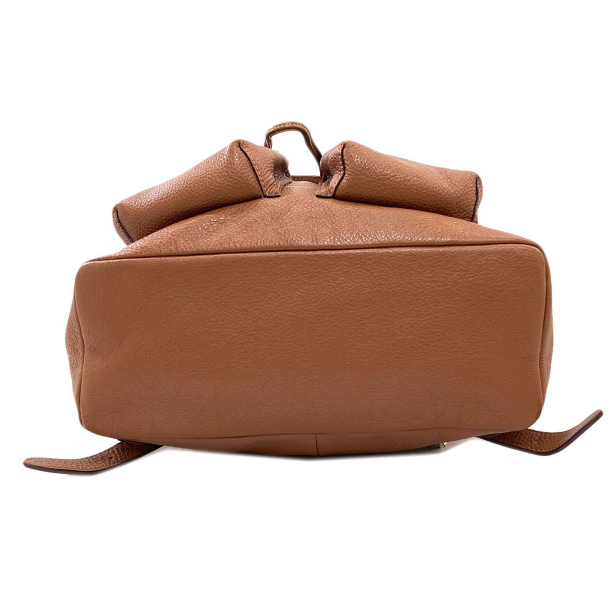 Coach Brown Leather Backpack (Pre-Owned)