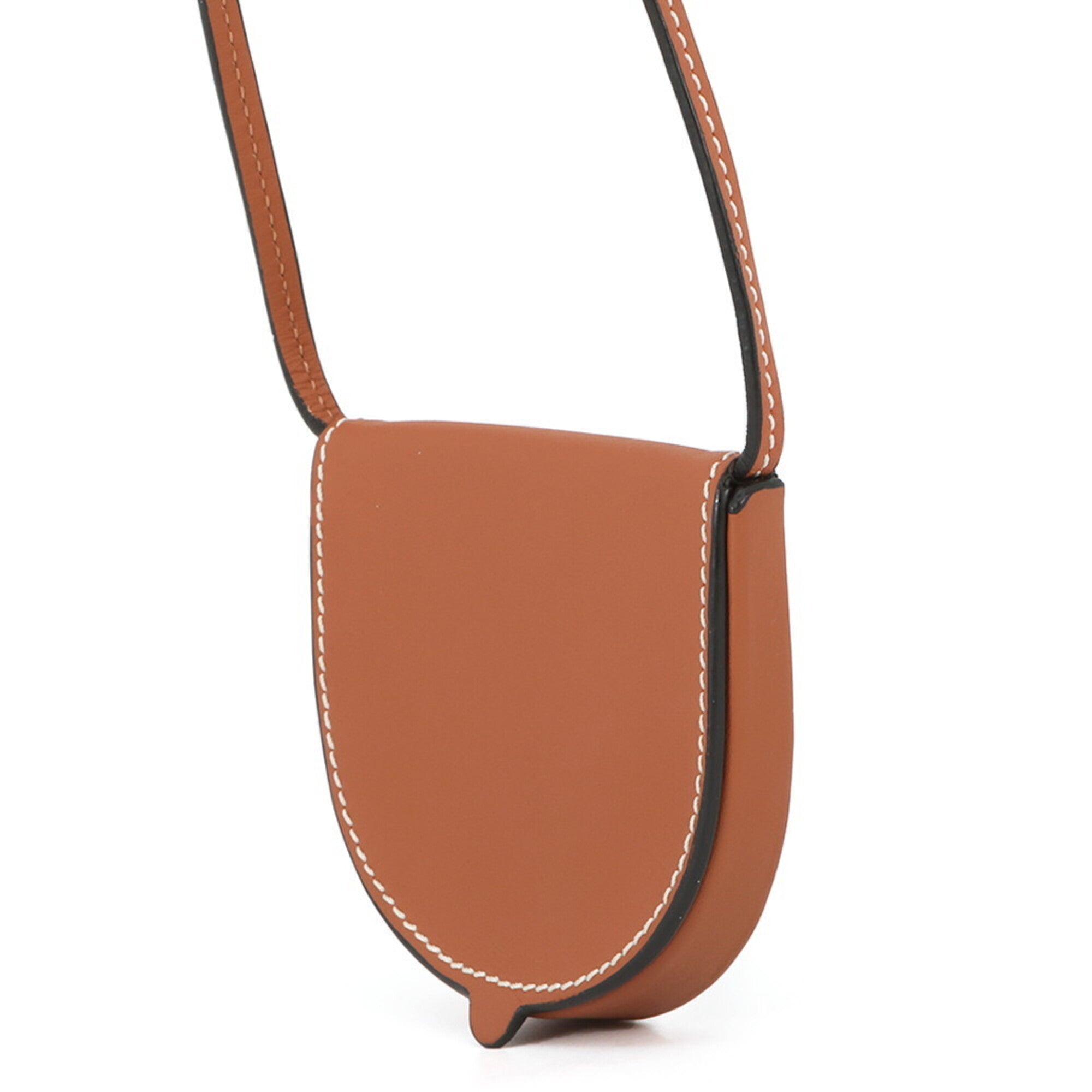 Loewe Brown Leather Handbag Pouch Shoulder Bag (Pre-Owned)