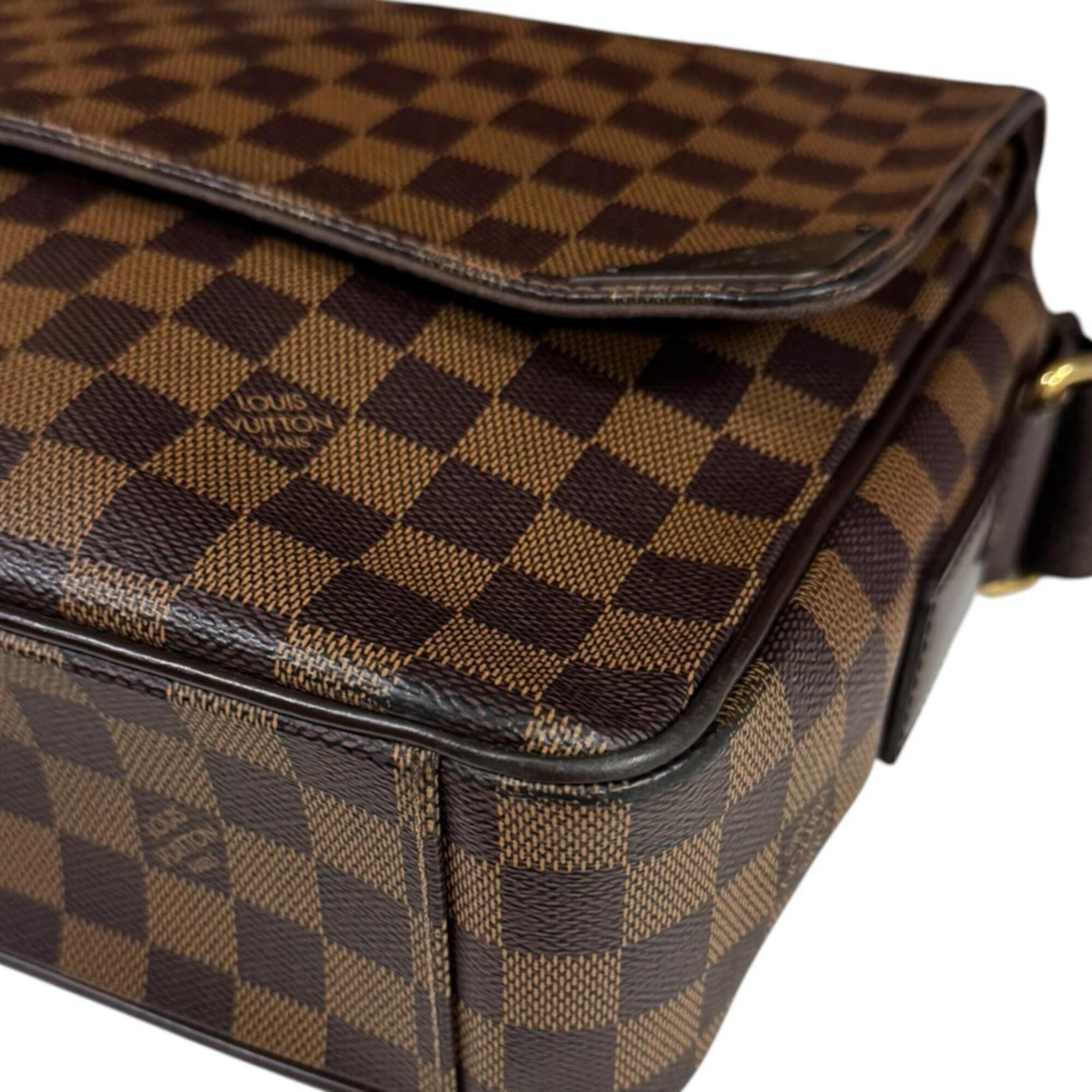 Louis Vuitton Damier Brown Damier Canvas Handbag Shoulder Bag (Pre-Owned)