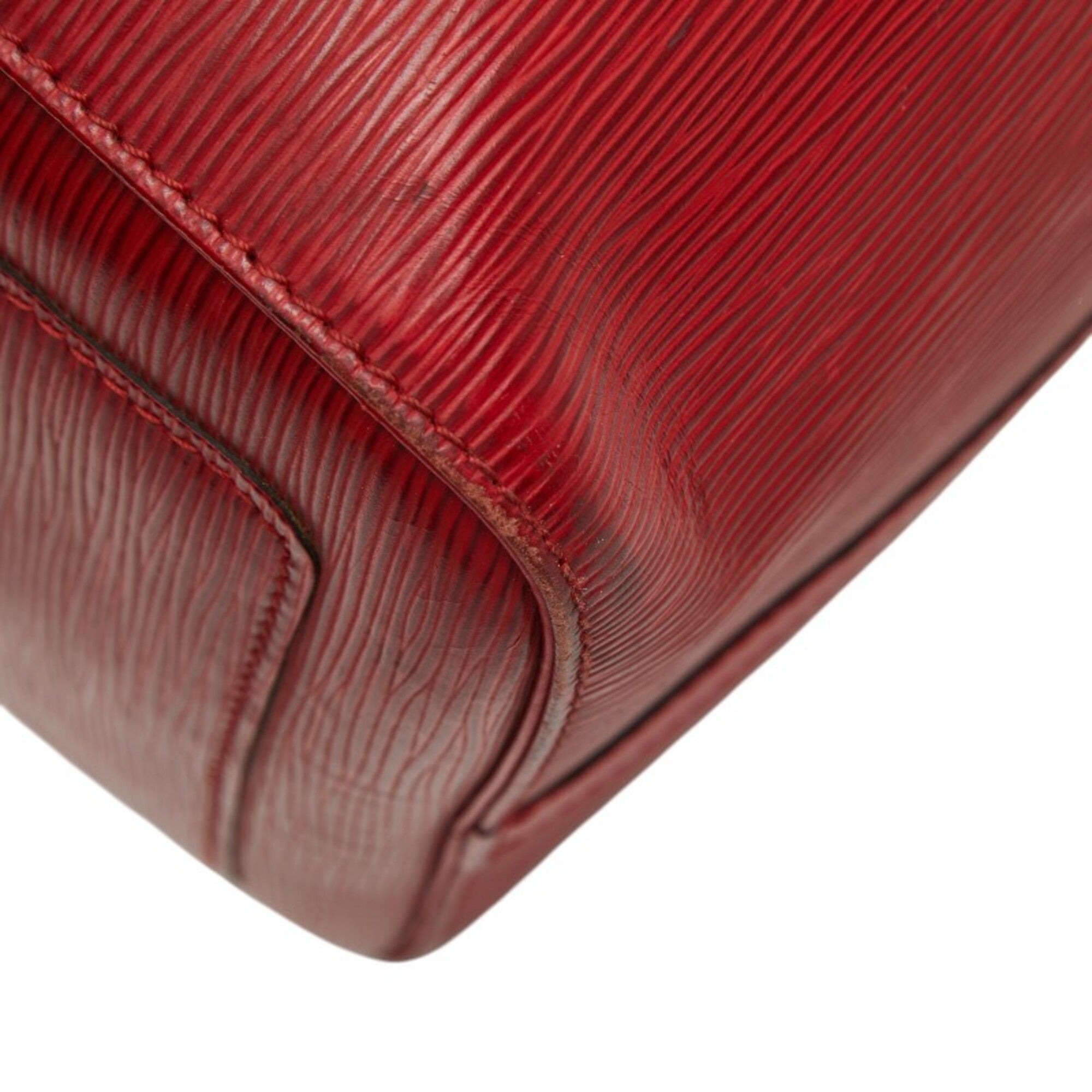 Louis Vuitton Castilian Red Leather Boston Bag (Pre-Owned)