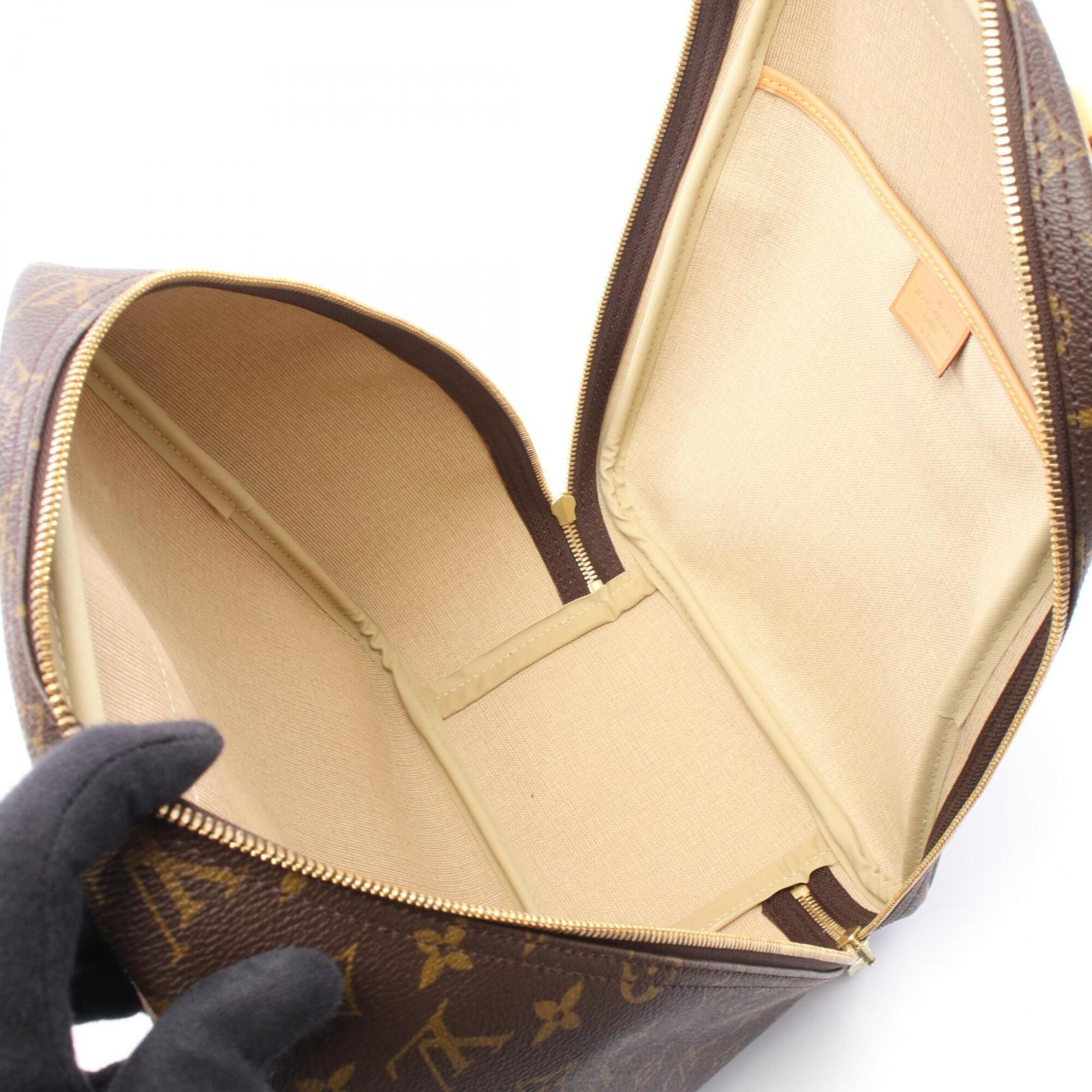 Louis Vuitton Brown Coated Canvas Pvc Monogram Leather Handbag (Pre-Owned)
