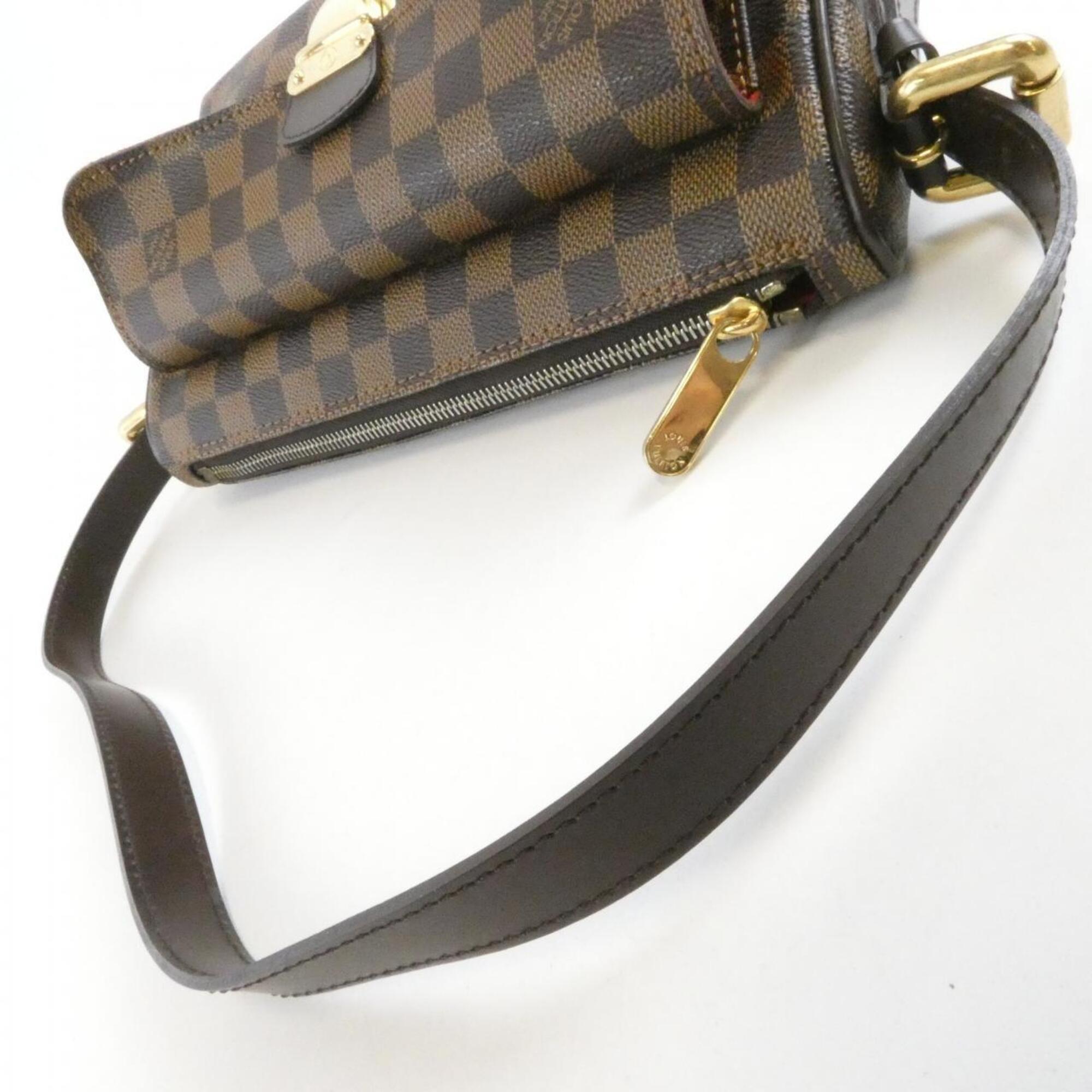 Louis Vuitton Damier Damier Canvas Ebene Damier Canvas Shoulder Bag (Pre-Owned)