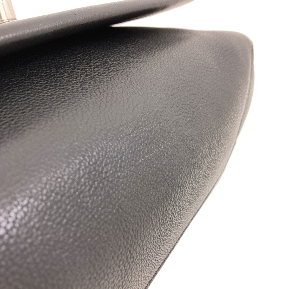 Louis Vuitton Black Leather Handbag (Pre-Owned)