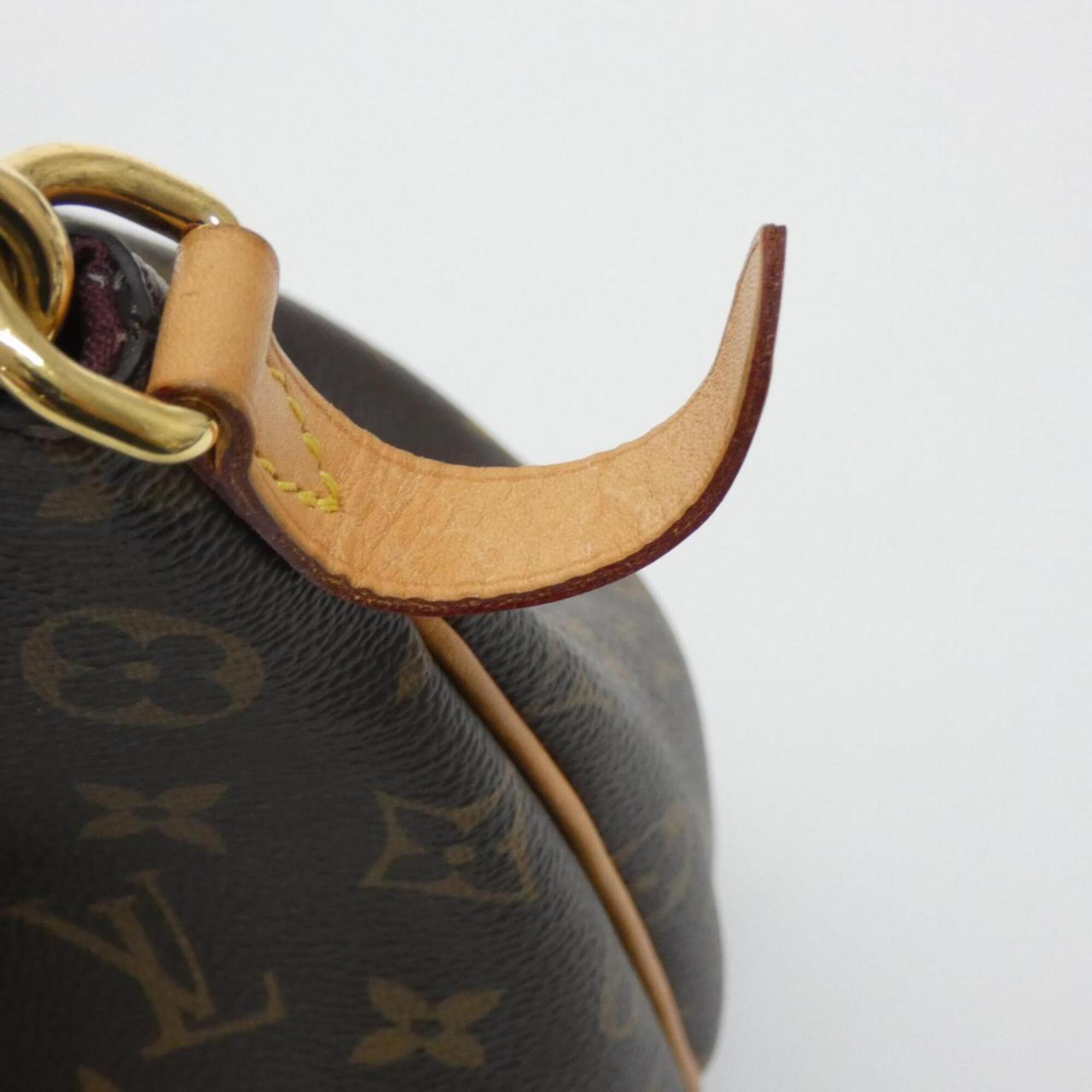 Louis Vuitton Marron Coated Canvas Handbag (Pre-Owned)