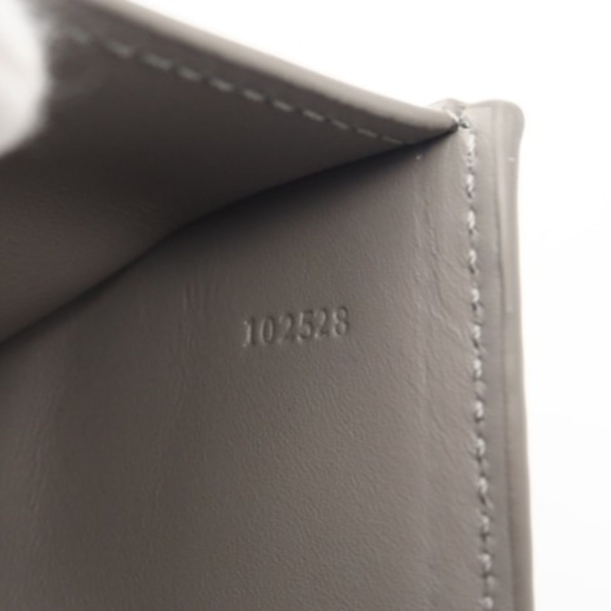Loewe Gray Leather Wallet (Bi-Fold) (Pre-Owned)
