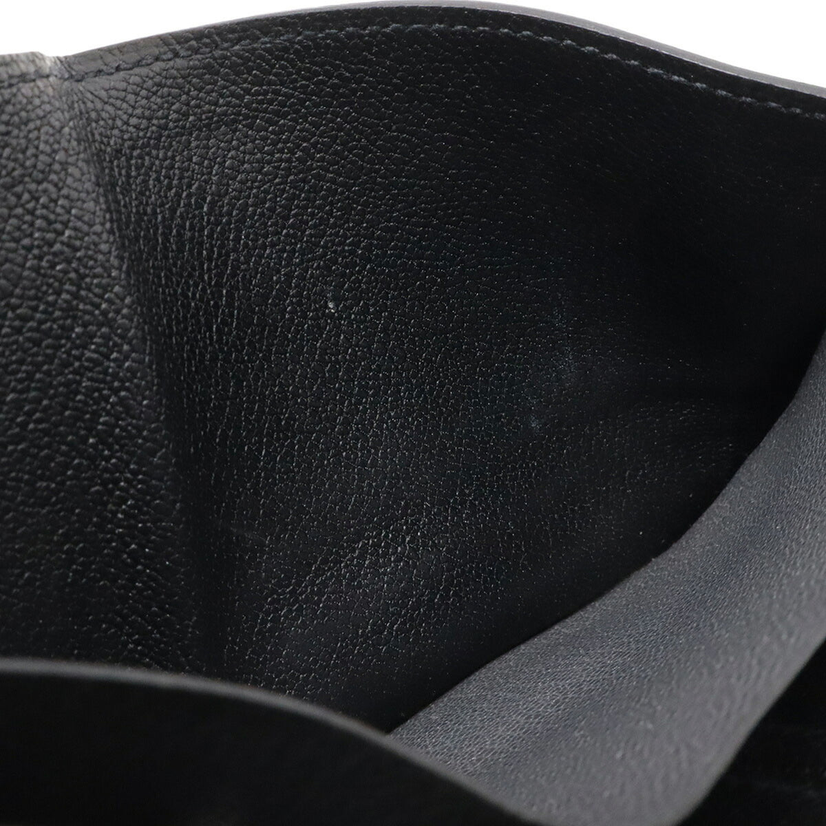 Hermes Black Leather Wallet (Bi-Fold) (Pre-Owned)