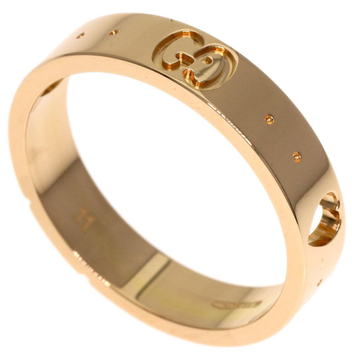 Gucci Icon Pink Gold (18K) Band Ring (Pre-Owned)