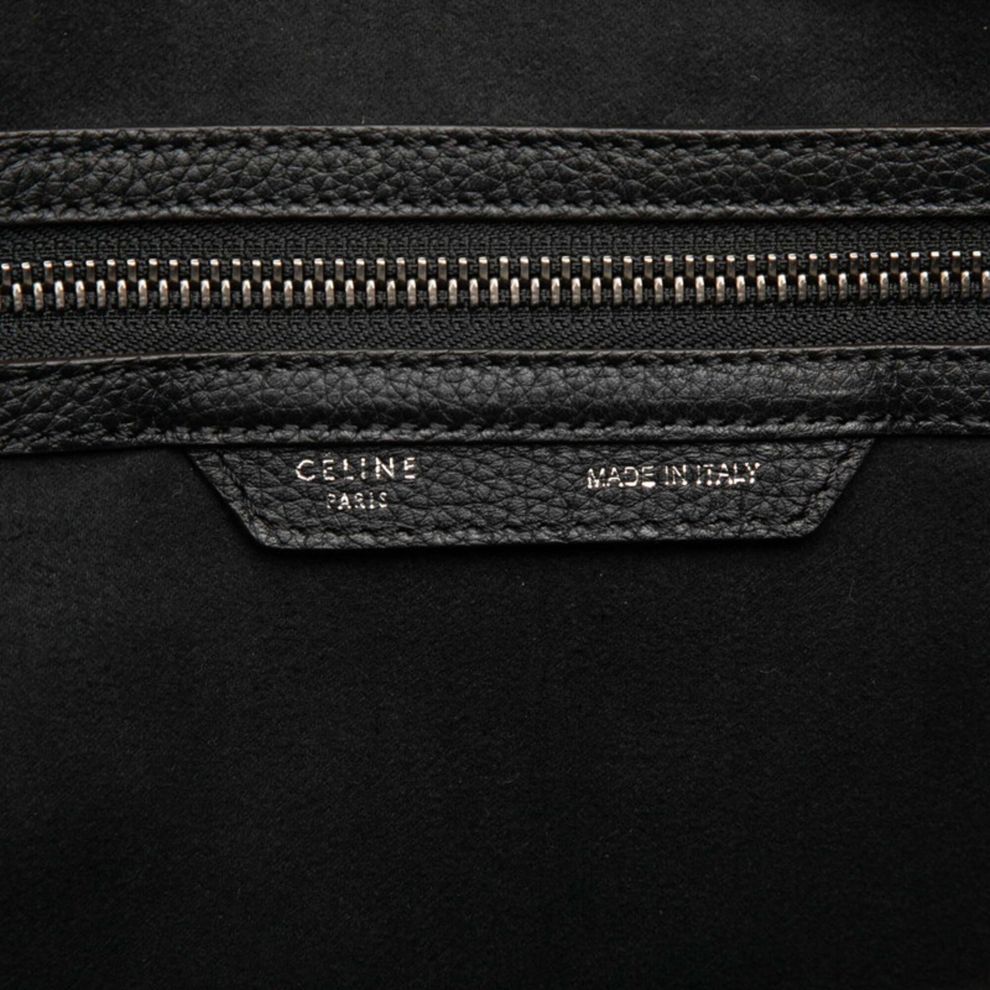 Celine Black Leather Handbag (Pre-Owned)