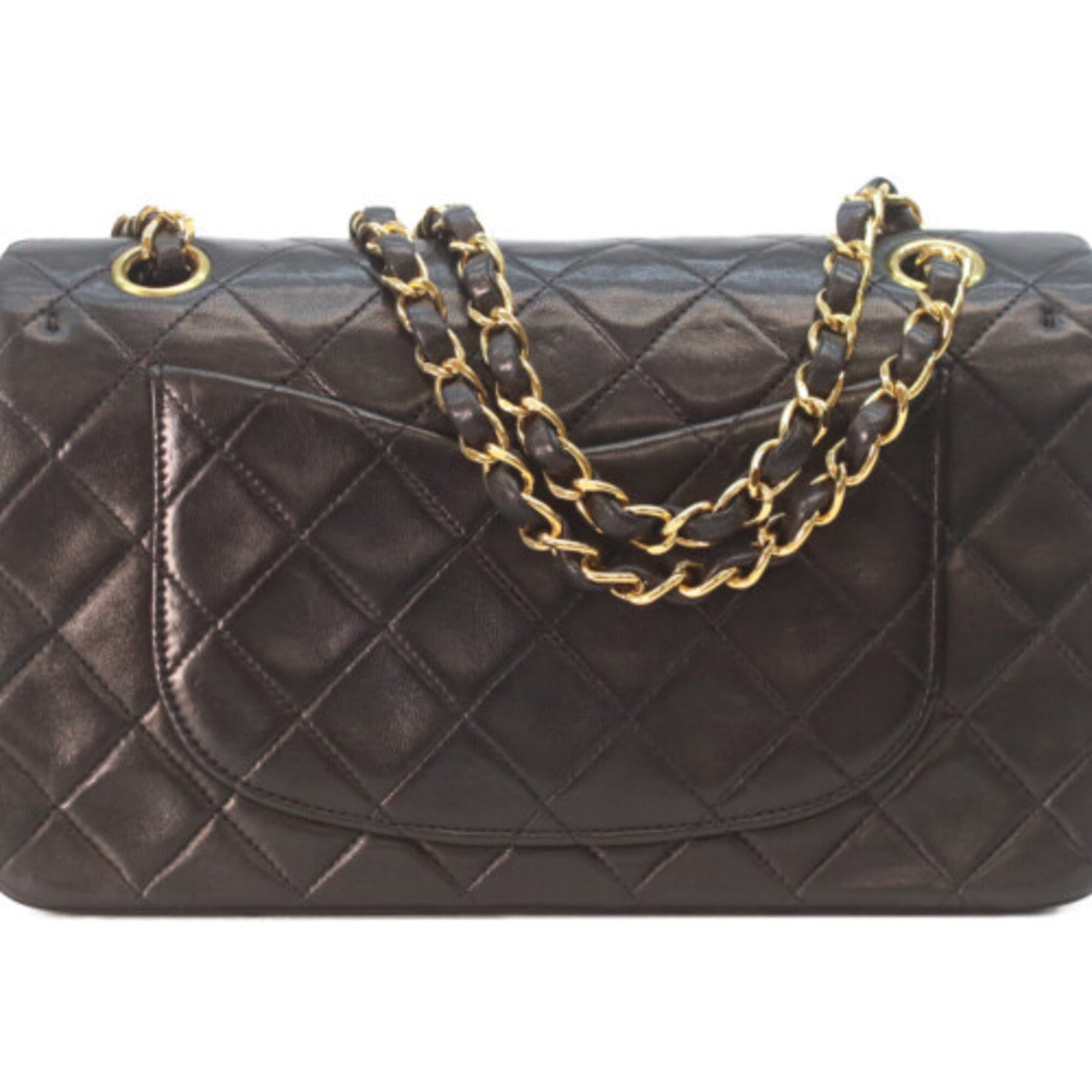 Chanel Black Leather Shoulder Bag (Pre-Owned)