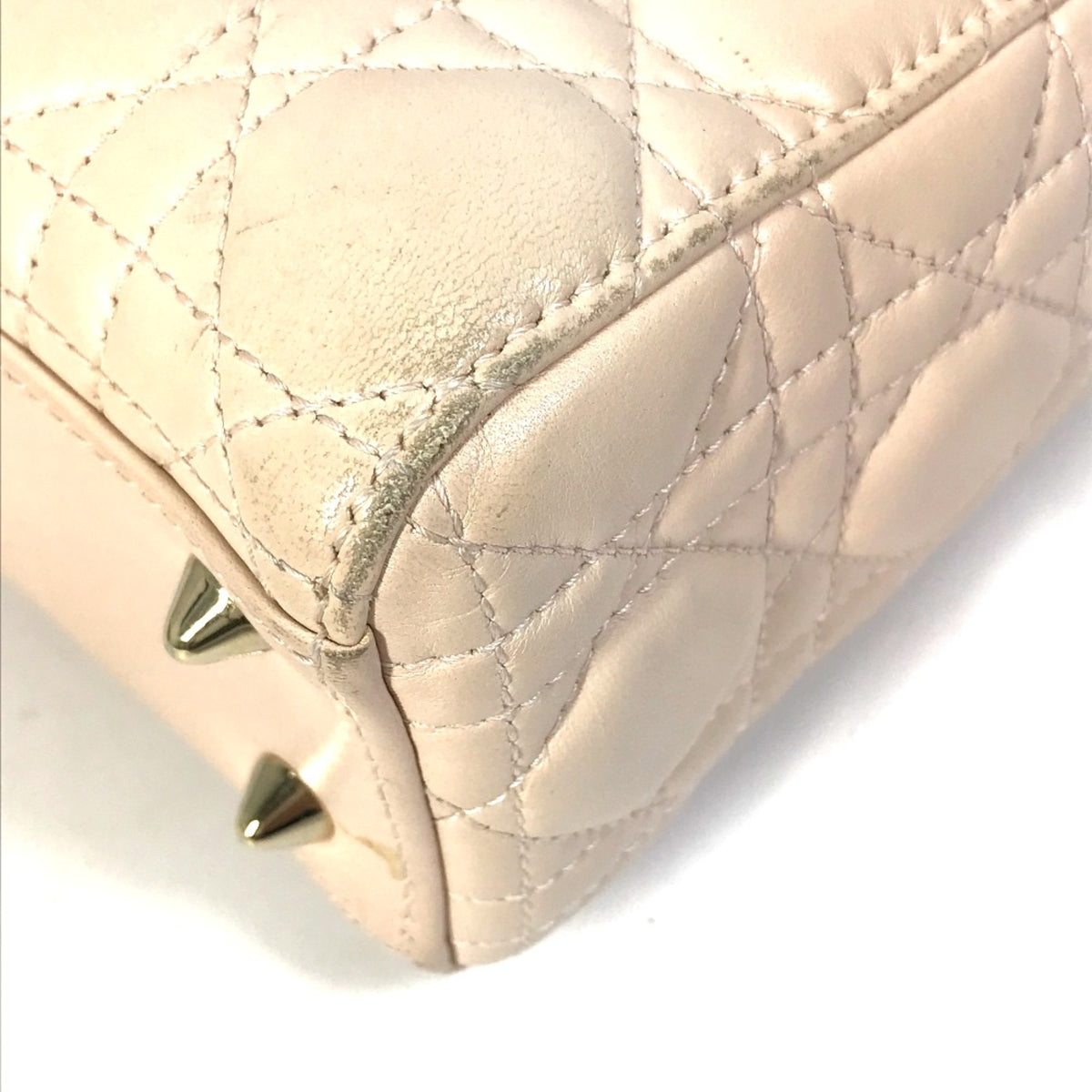 Christian Dior Beige Leather Handbag (Pre-Owned)