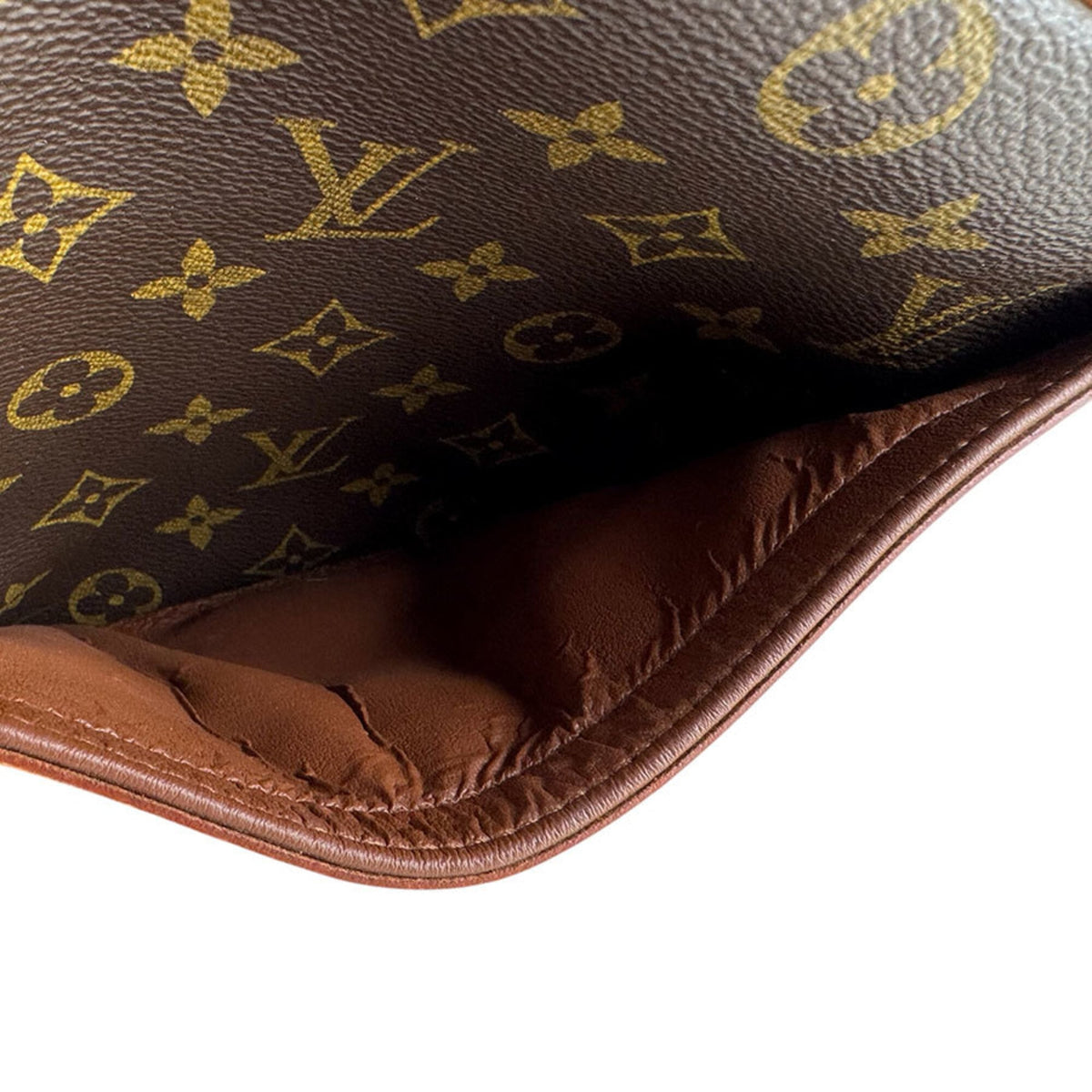 Louis Vuitton Brown Monogram Shoulder Bag (Pre-Owned)