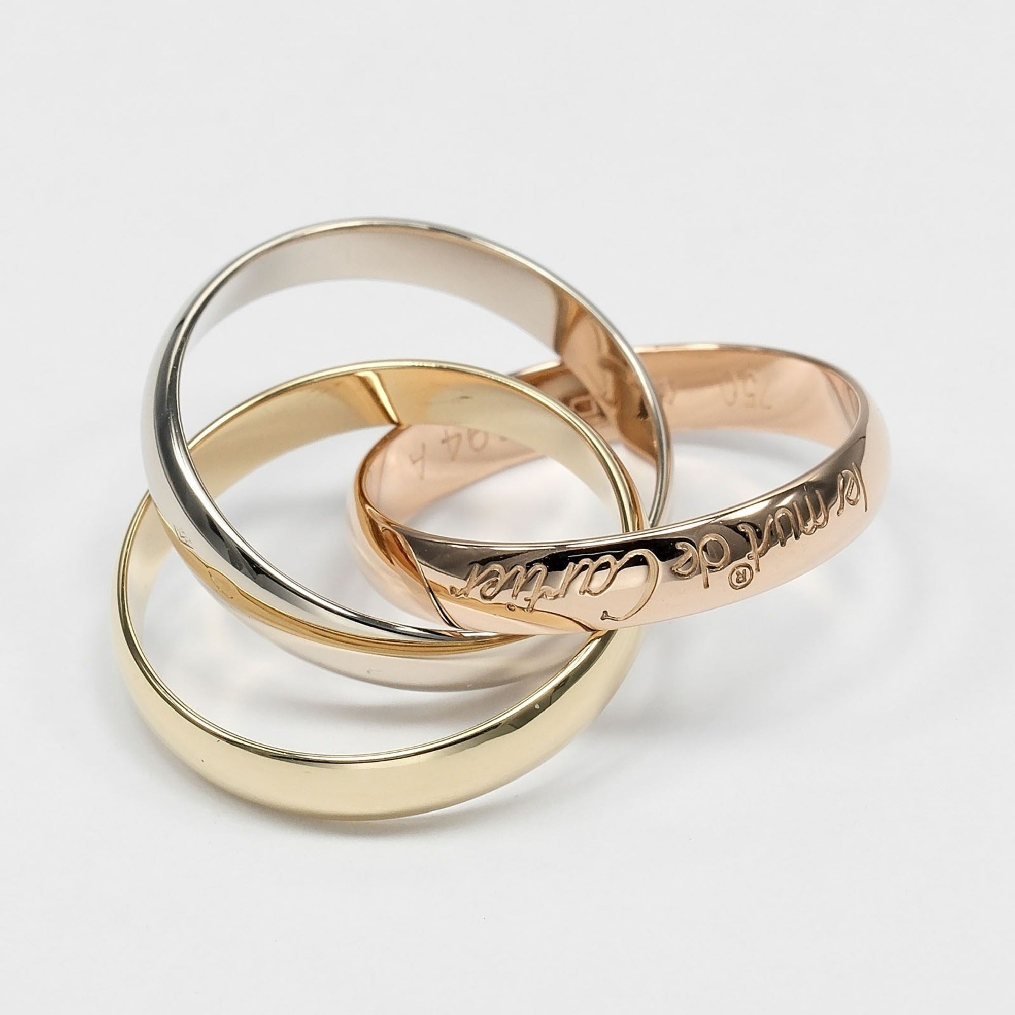 Cartier Yellow Gold (18K) Pink Gold (18K) White Gold (18K) Band Ring (Pre-Owned)