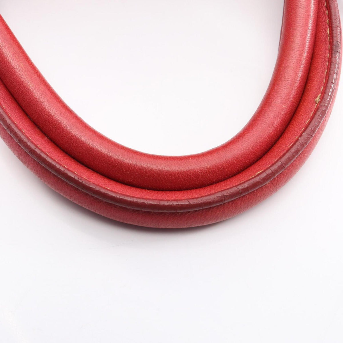 Prada Red Color Leather Handbag (Pre-Owned)