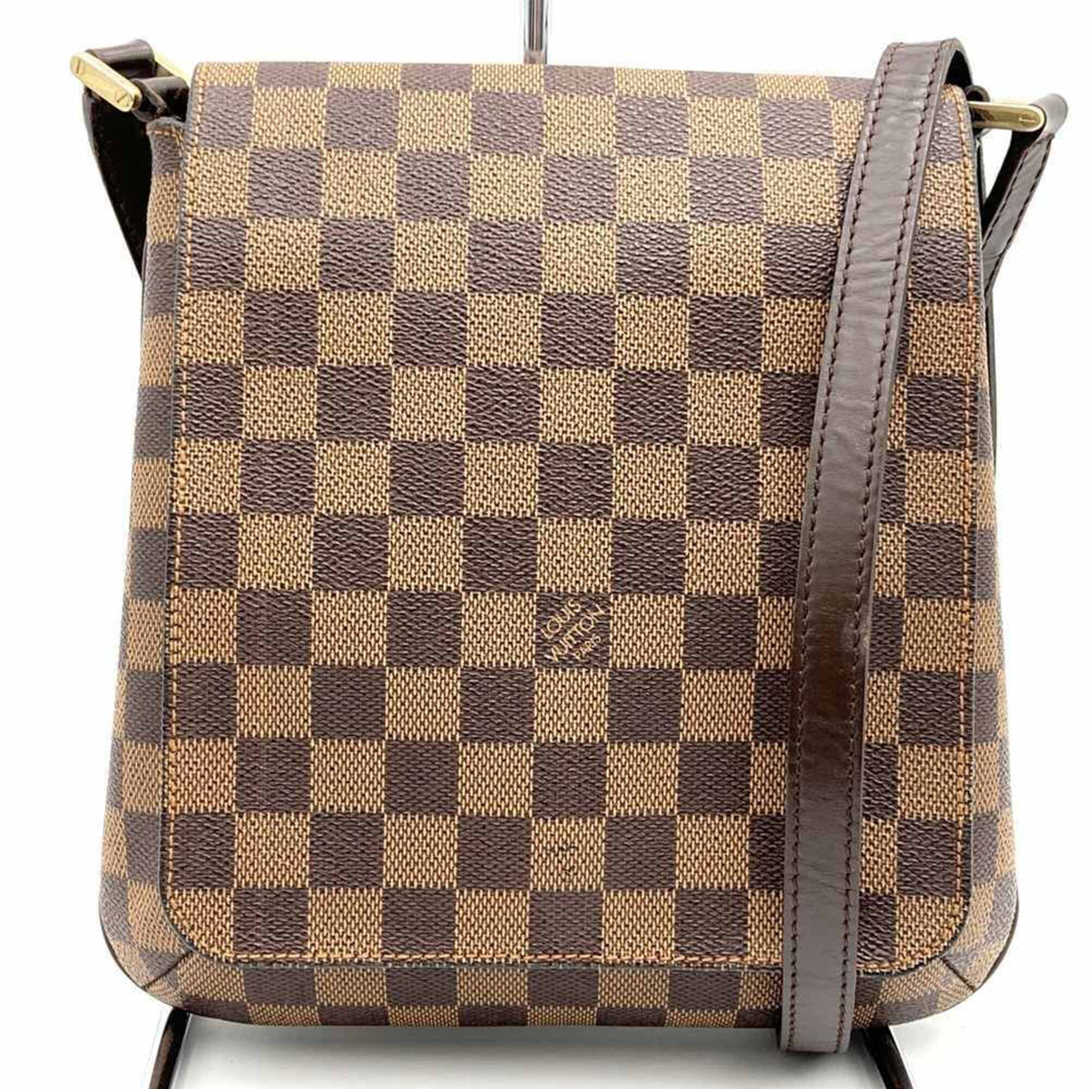 Louis Vuitton Damier Brown Damier Canvas Shoulder Bag (Pre-Owned)
